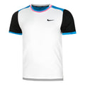 Court Dri-Fit Advantage T-Shirt Herren - weiß, blau