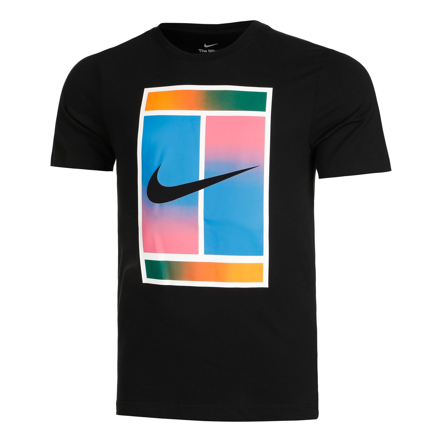 Nike Court Dri-Fit  Heritage T-Shirt Herren - schwarz,