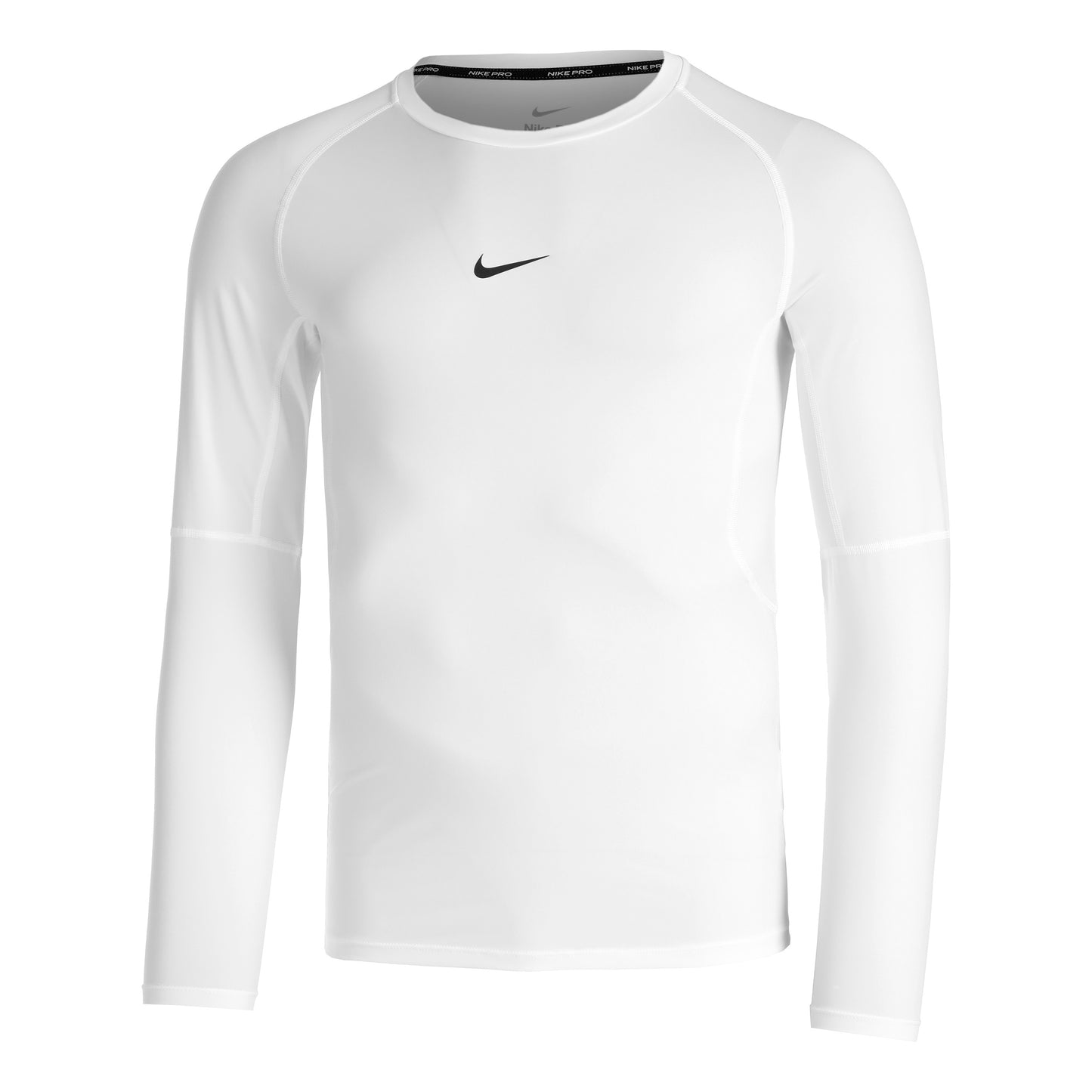 Nike Dri-Fit Pro Tight Fitness Longsleeve Herren-Weiß,Schwarz