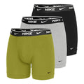Everyday Cotton Stretch Boxer shorts 3 Pack Men - multicoloured, olive