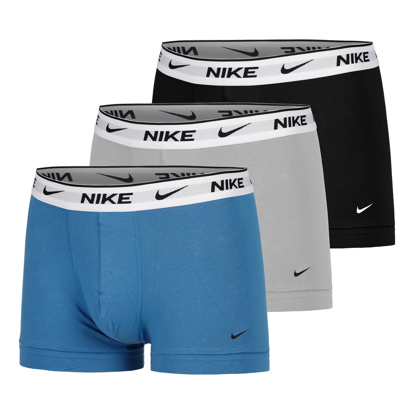 Nike Everyday Stretch Trunk Boxer shorts 3 Pack Men - blue, grey