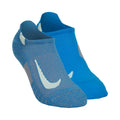 Dri-Fit Multiplier No-Show Socks Running socks 2 Pack Unisex - blue,