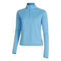 Dri-Fit Pacer 1/4-Zip Long sleeve Women - light blue,