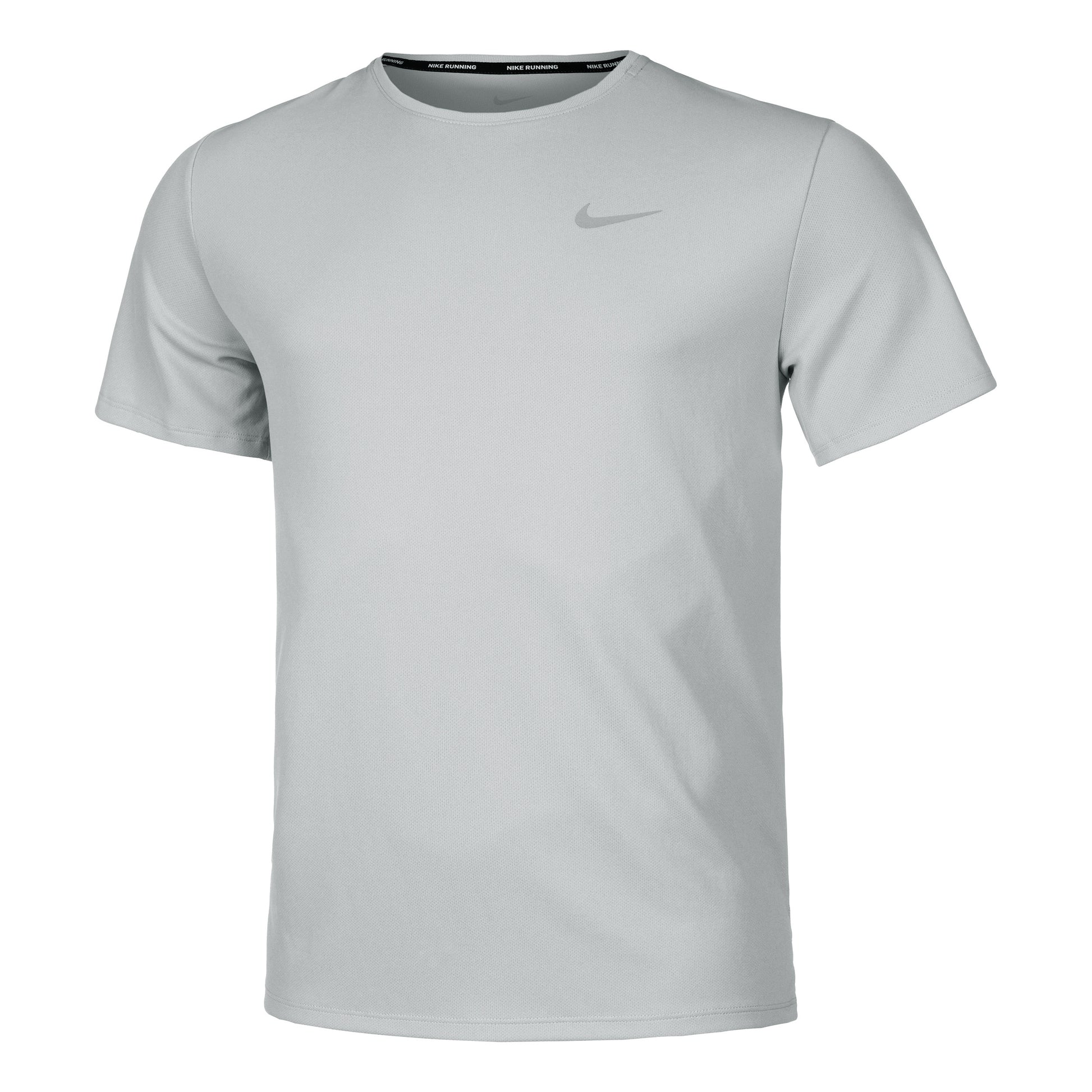 Nike Miler Laufshirt Herren - hellgrau