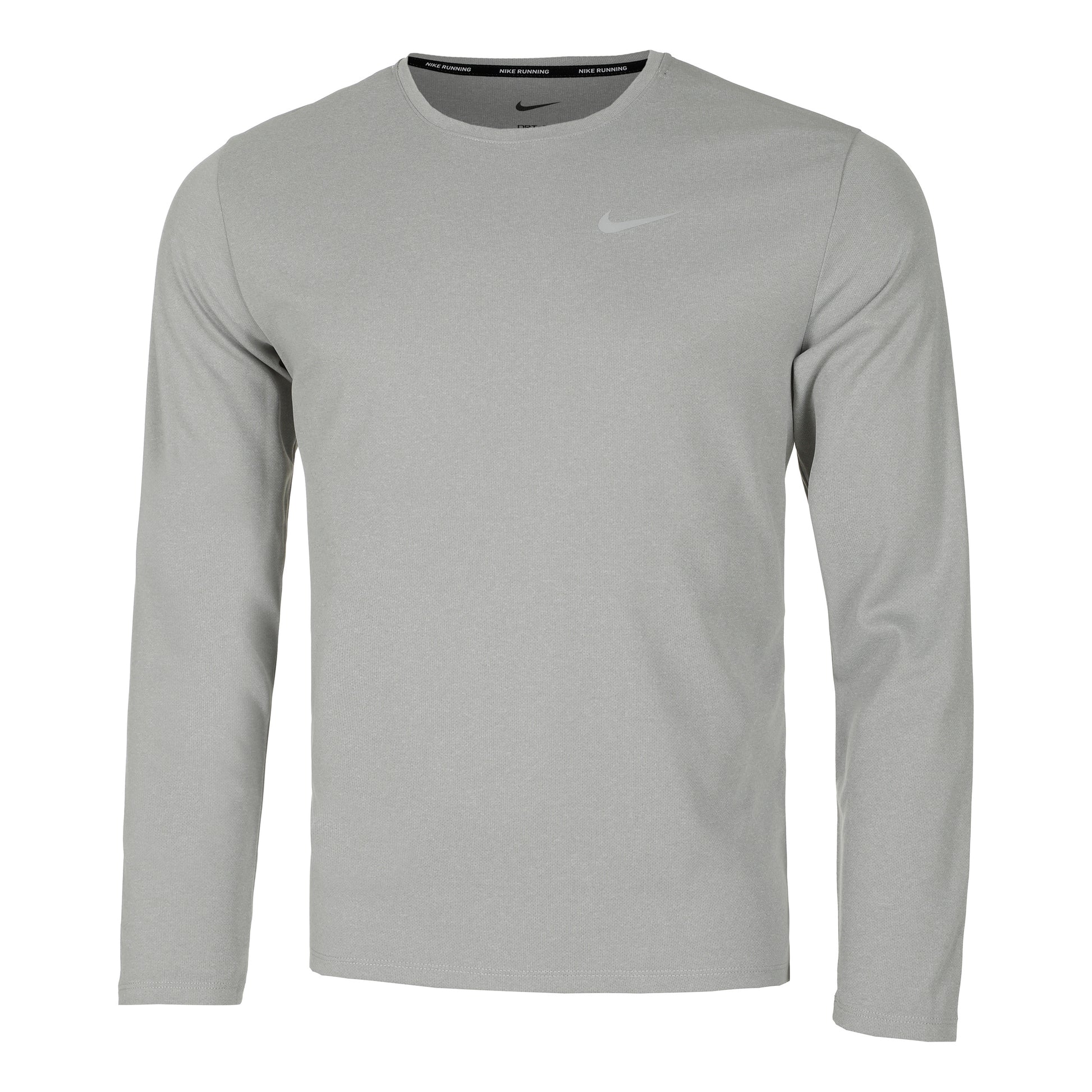 Nike Dri-Fit Miler Dri-Fit Miler UV Laufshirt Herren-Dunkelgrau