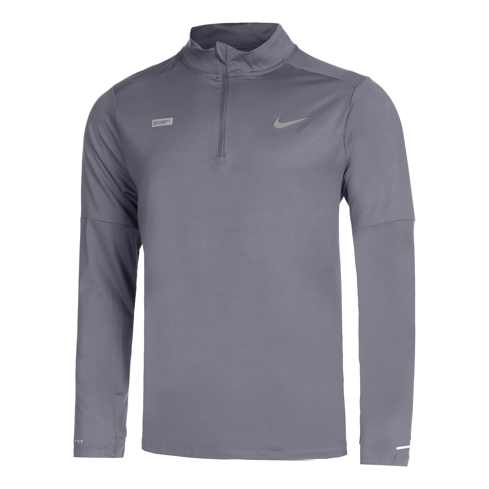 Nike Dri-Fit Element Flash Half-Zip Running Shirt Men-Grey