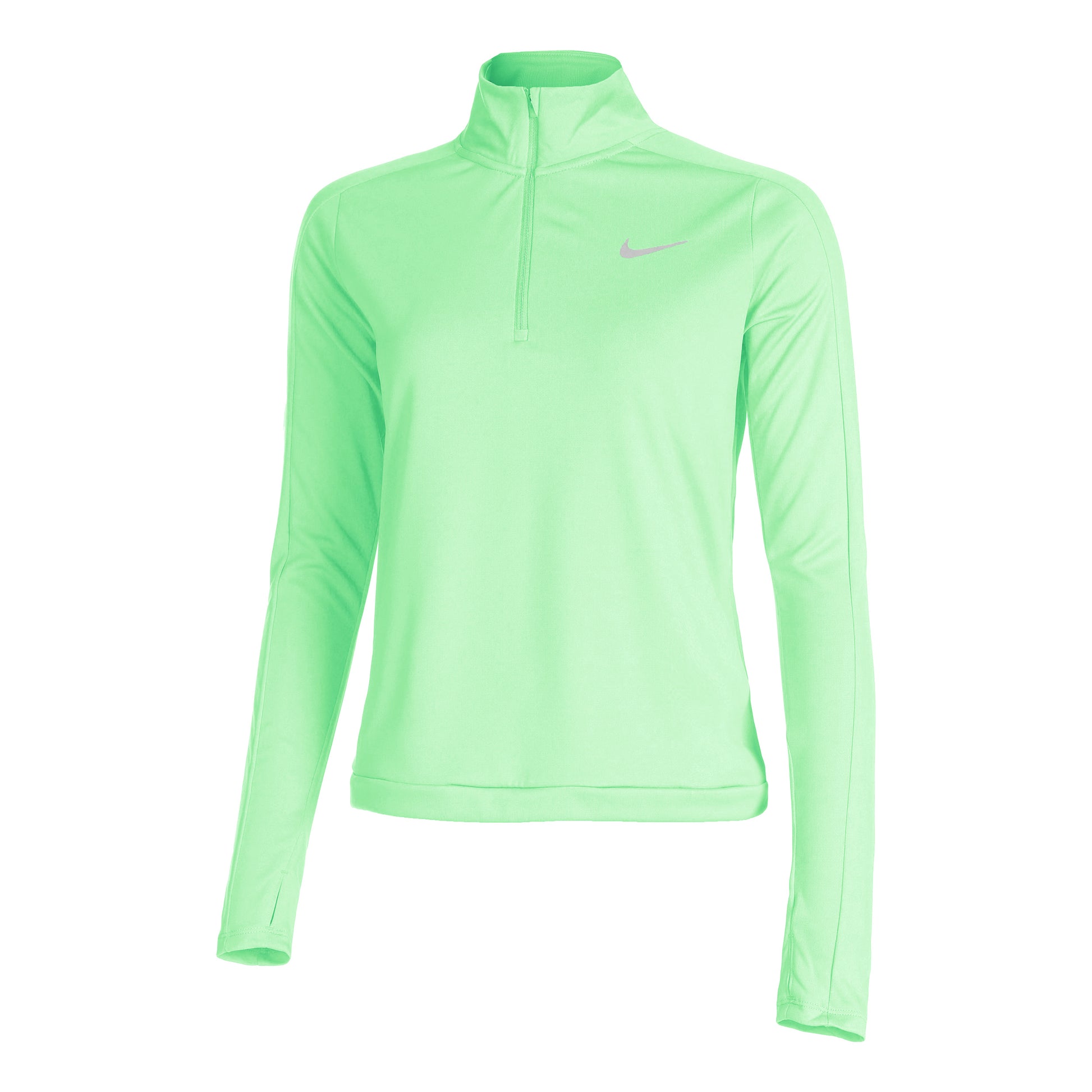 Nike Dri-Fit Pacer 1/4-Zip Longsleeve Damen - mint,