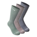 Everyday Plus Cushioned Tennis Socks 3 Pack Unisex - olive, grey