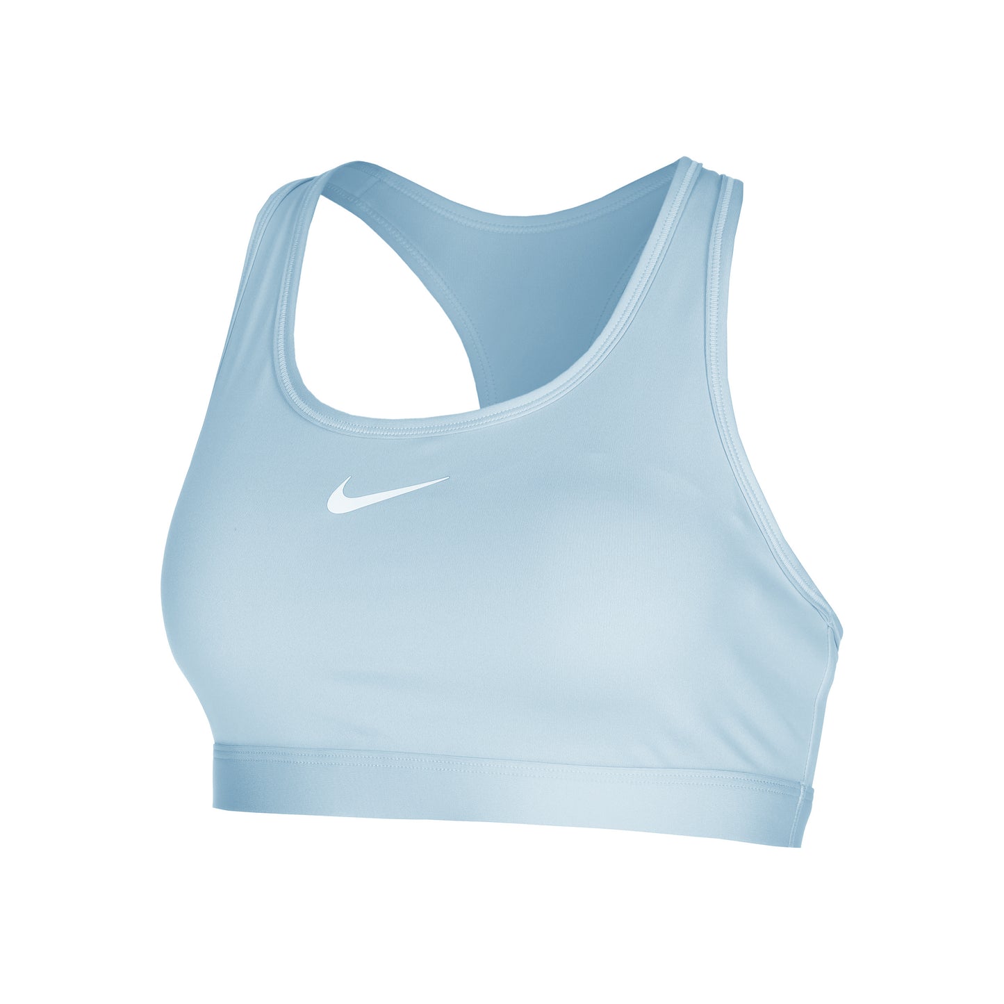 Nike Swoosh Medium Sport-BH Damen - hellblau,