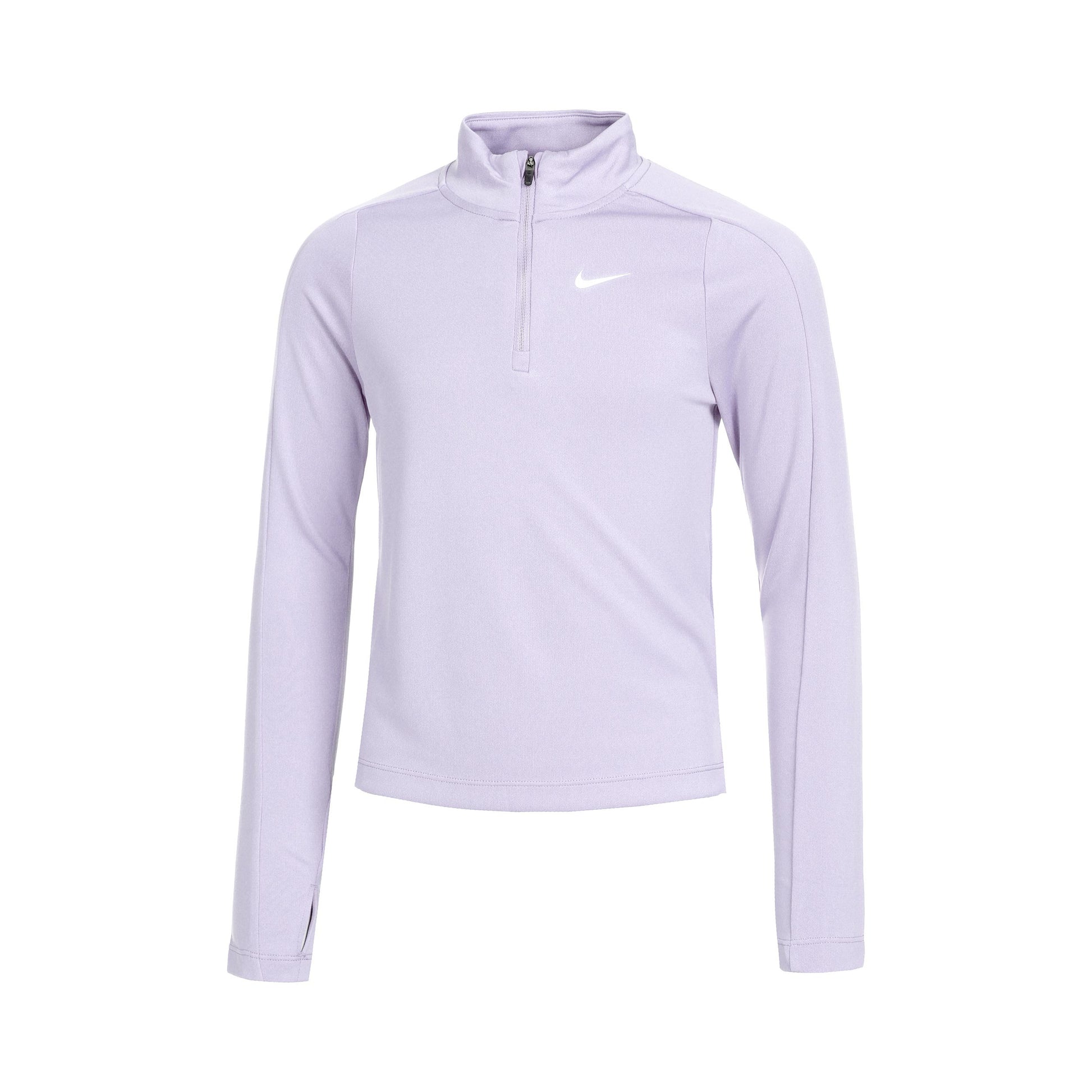 Nike Dri-Fit Half-Zip Longsleeve Mädchen - flieder,