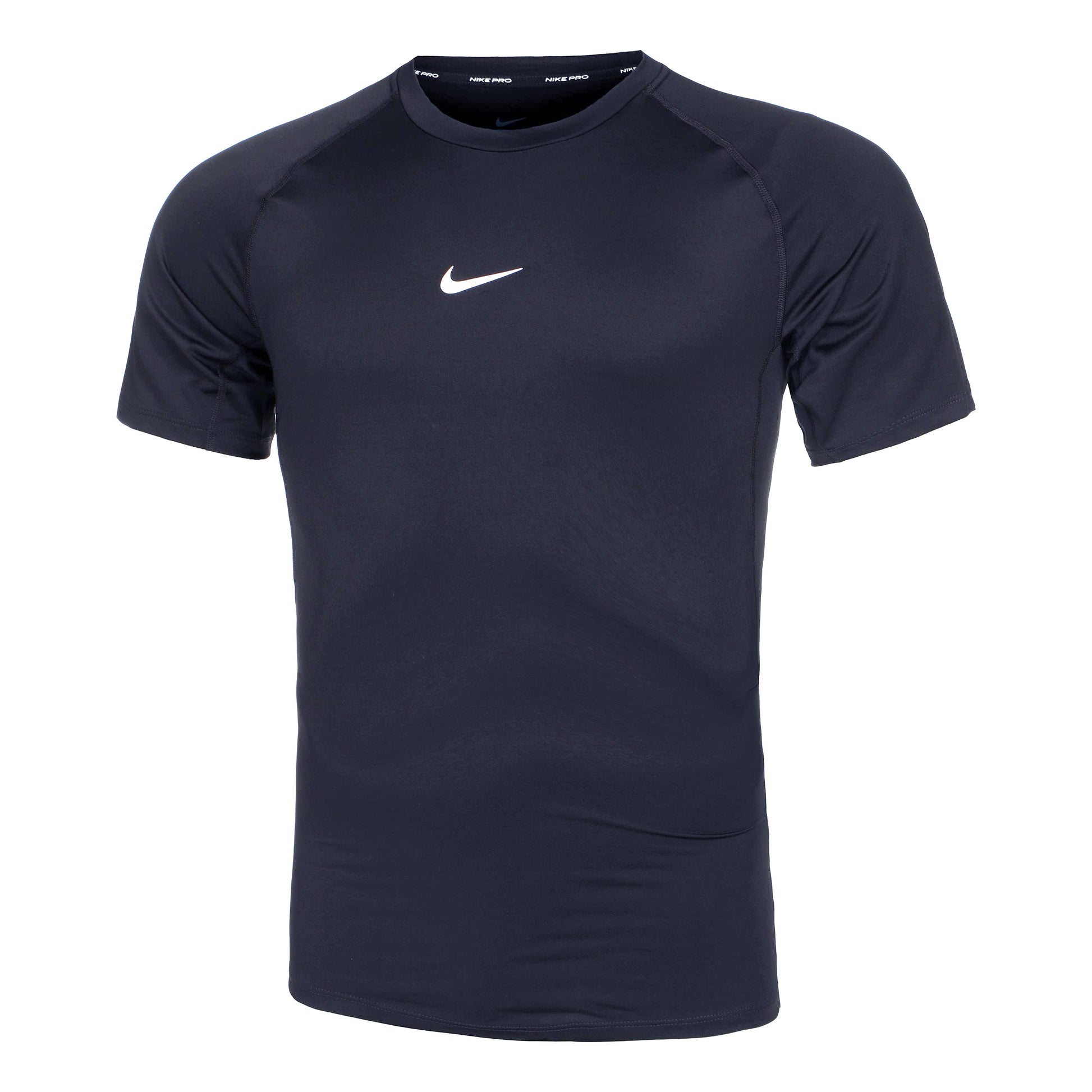 Nike Dri-Fit Pro T-Shirt Men - dark blue, white