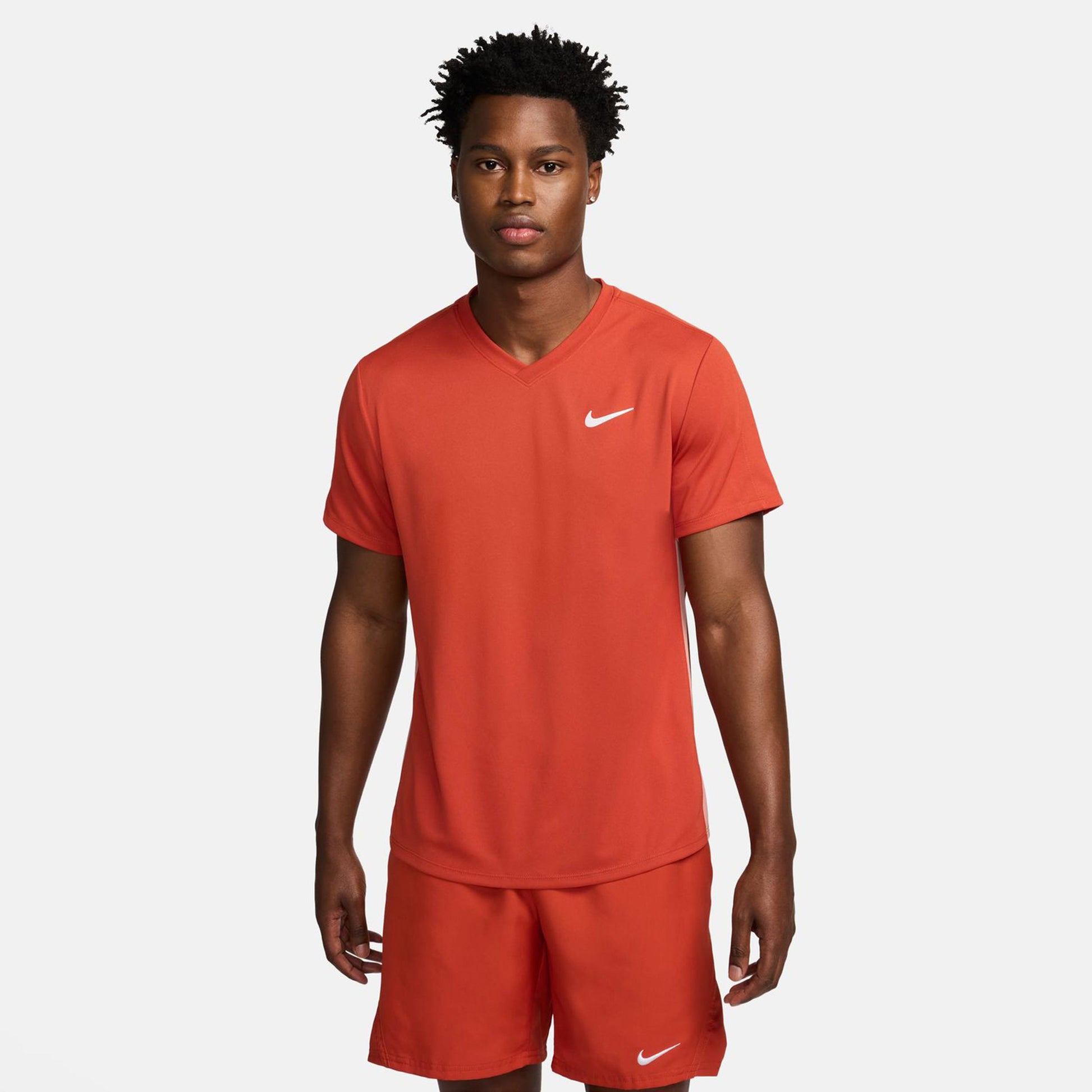Nike Dri-Fit Victory Court T-Shirt Herren - rost, pink