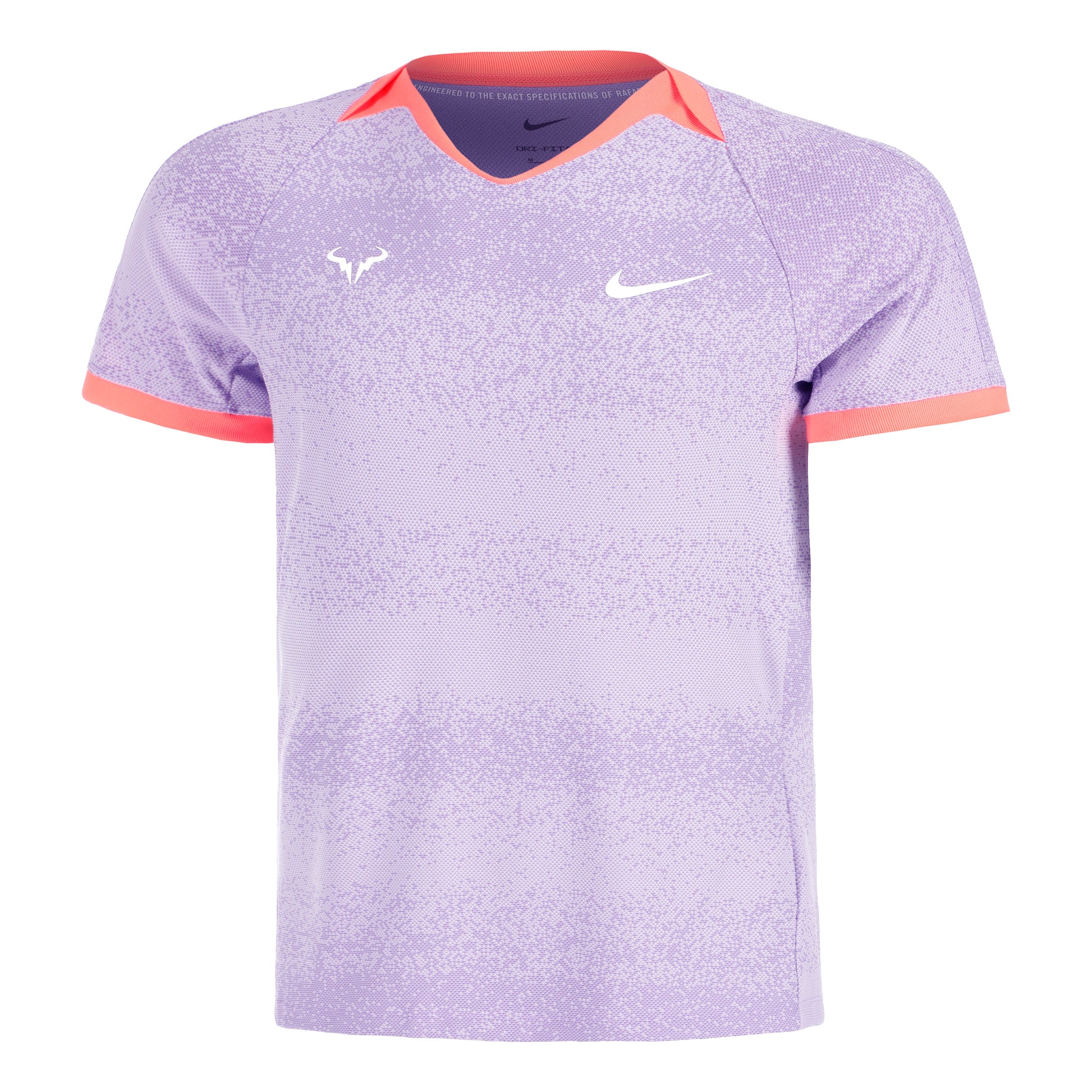 Nike Rafa Court Dri-Fit Advantage T-Shirt Herren - lila, orange