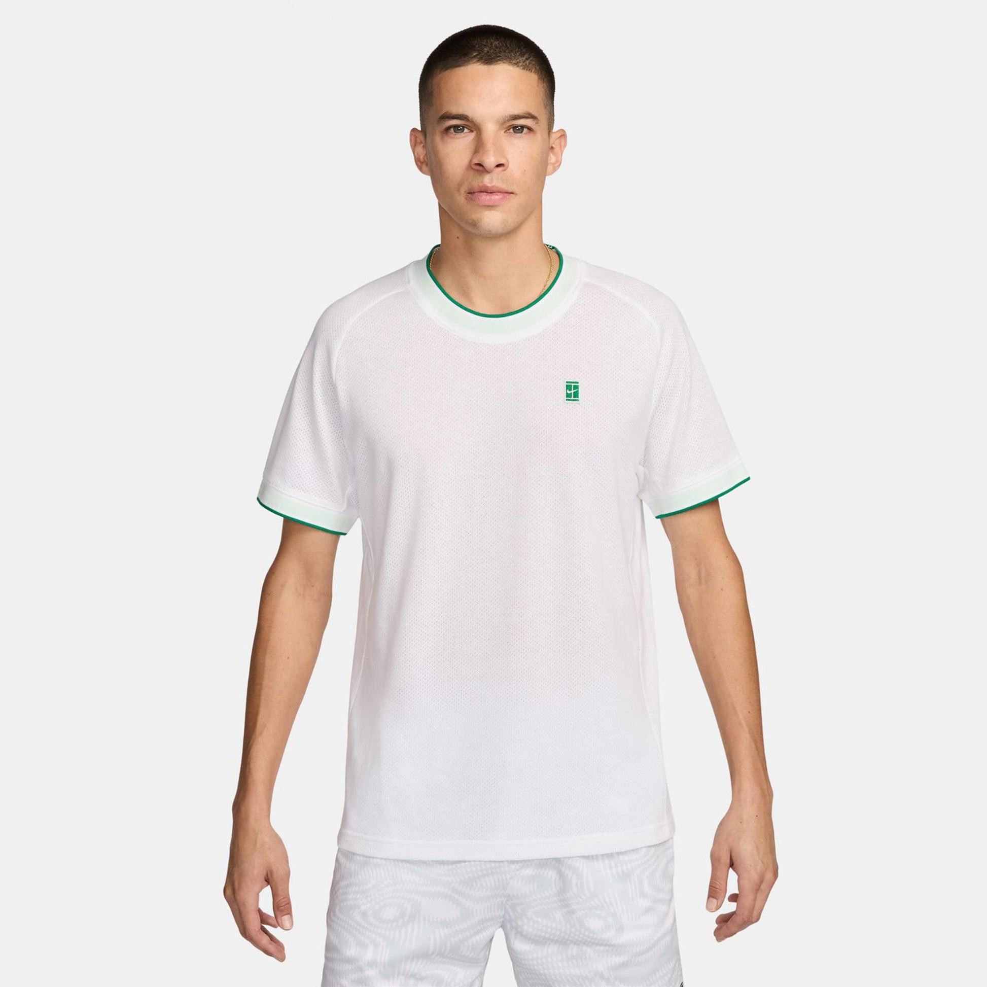 Nike Court Heritage T-Shirt Men - white, green