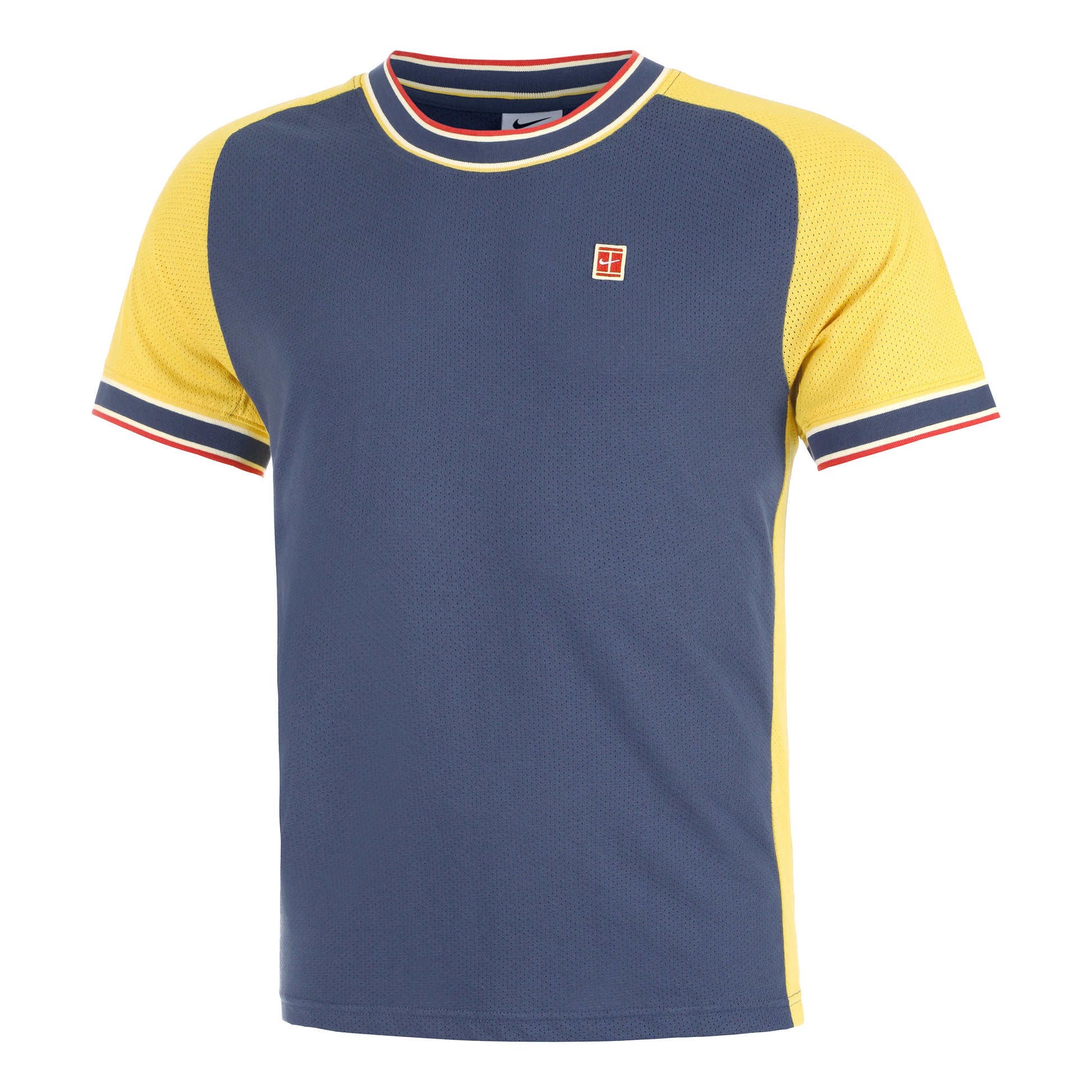 Nike Court Heritage T-Shirt Men - dark blue, multicoloured