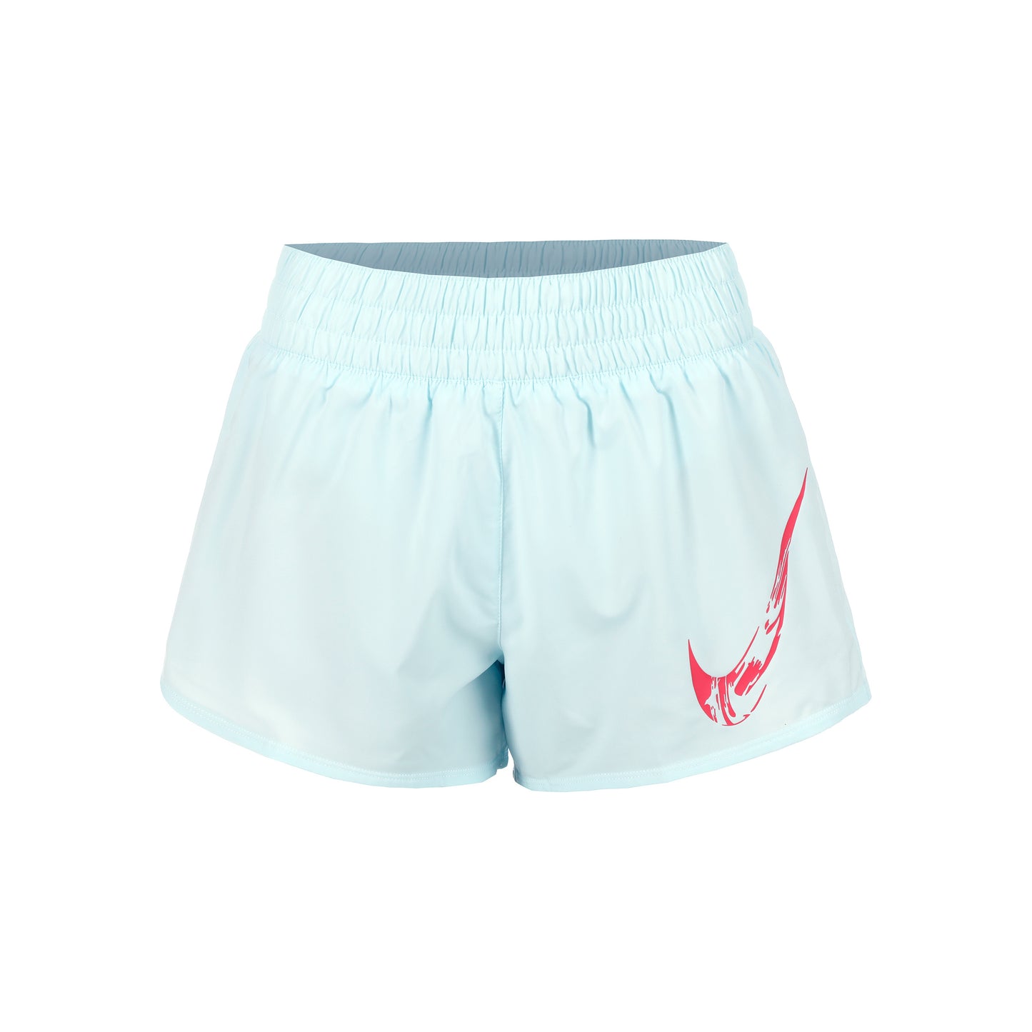 Nike Dri-Fit One Swoosh Laufshorts Damen-Hellblau