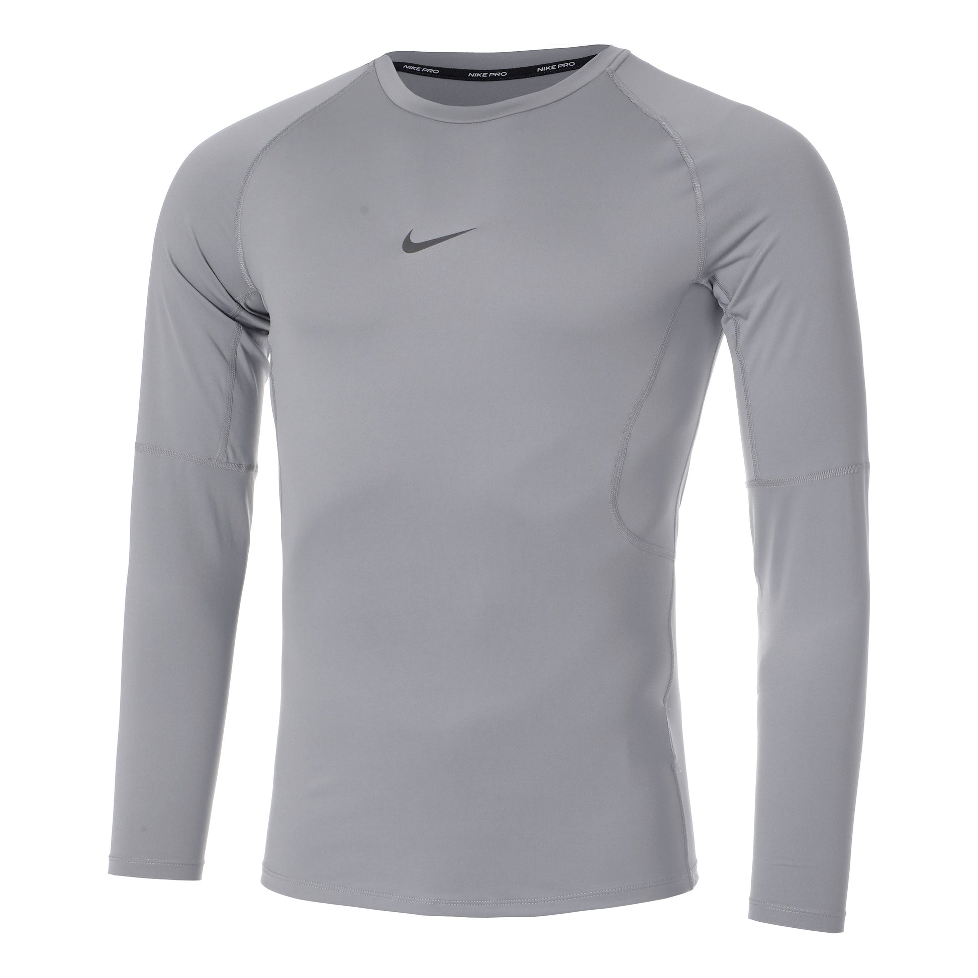 Nike Pro Longsleeve Herren-Hellgrau