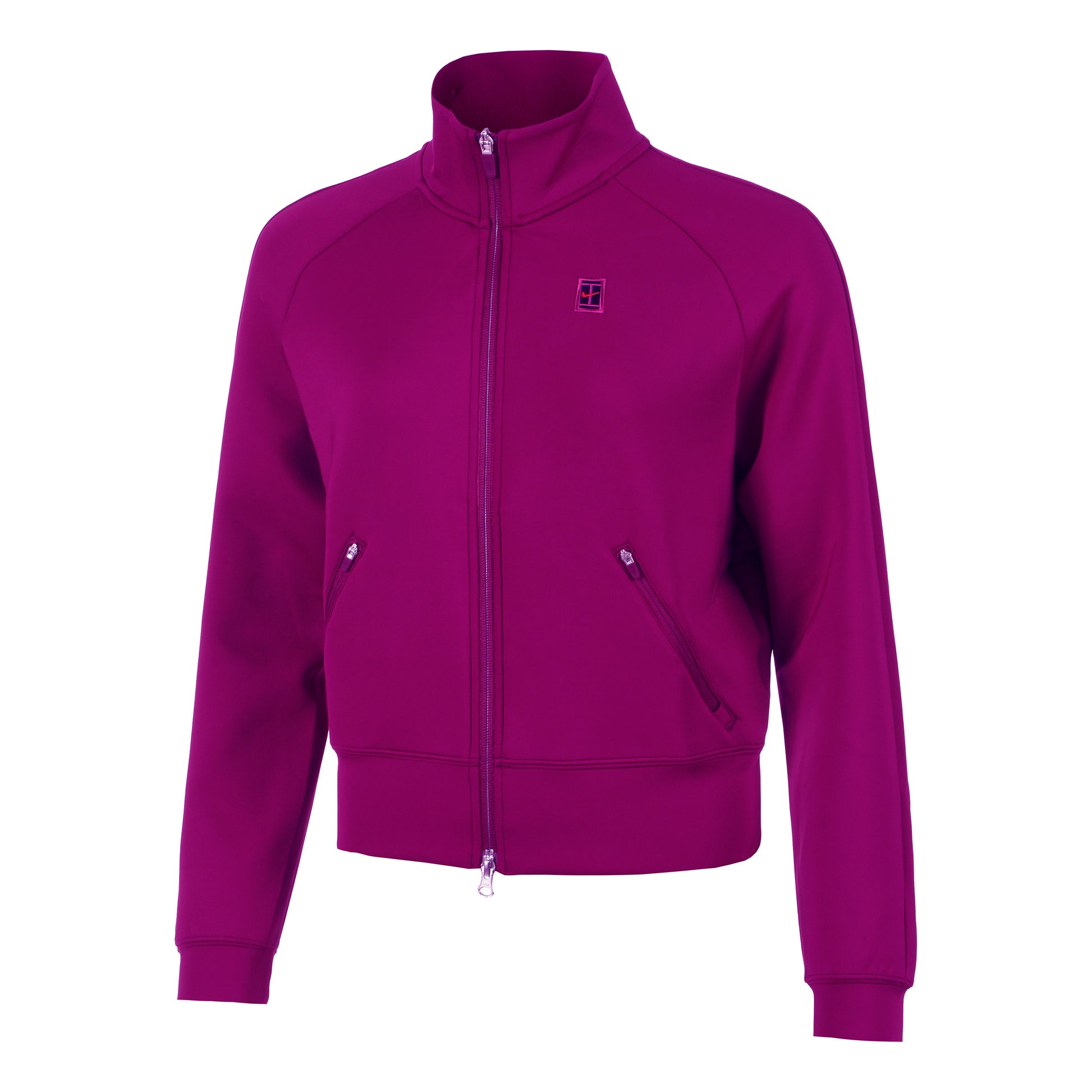 Nike Court Dri-Fit Heritage Training jacket Women - berry,