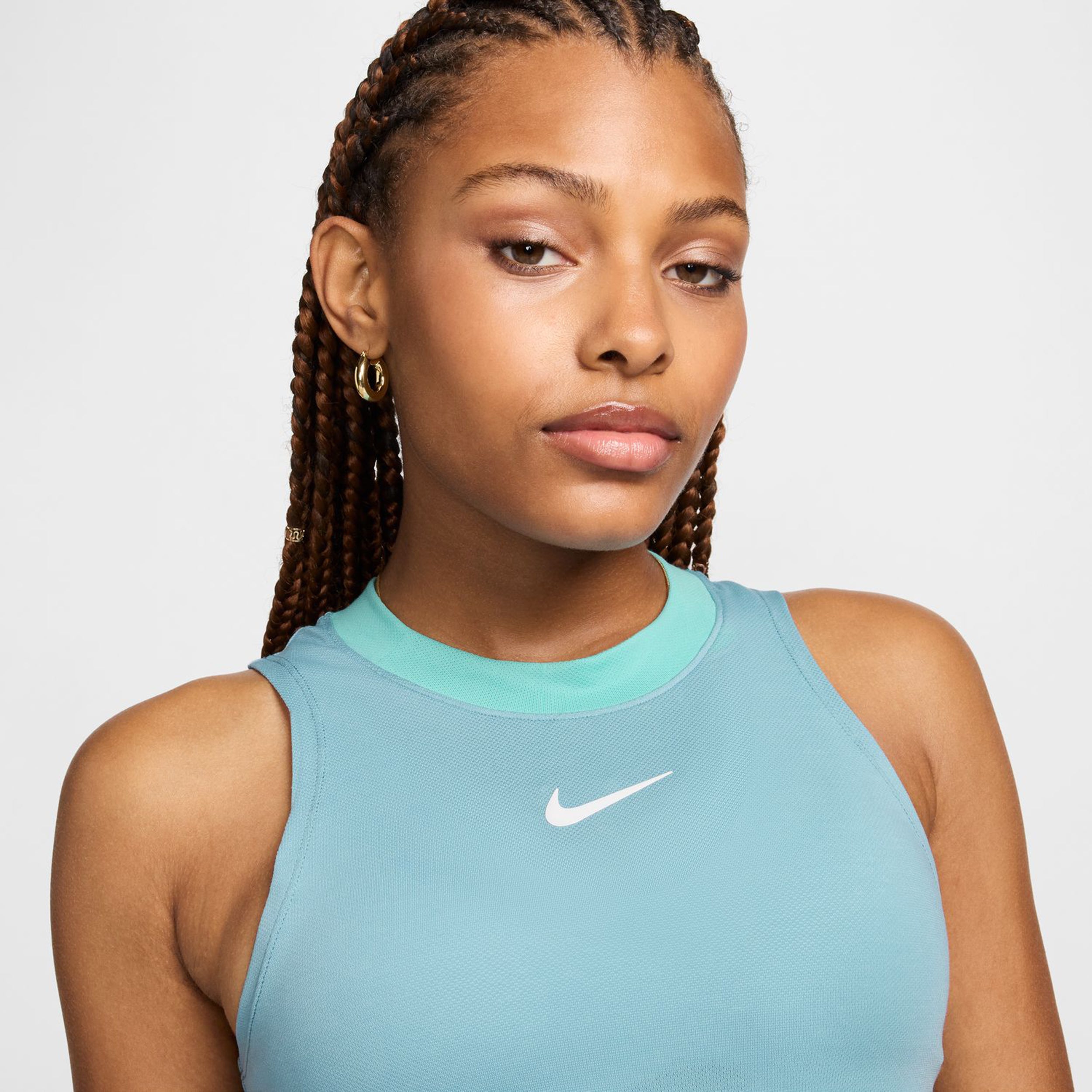 Dri-Fit Court Advantage Tank Top Women-Turquoise | Tennis-Point