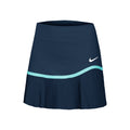 Dri-Fit Advantage Pleated Rock Damen - dunkelblau, türkis