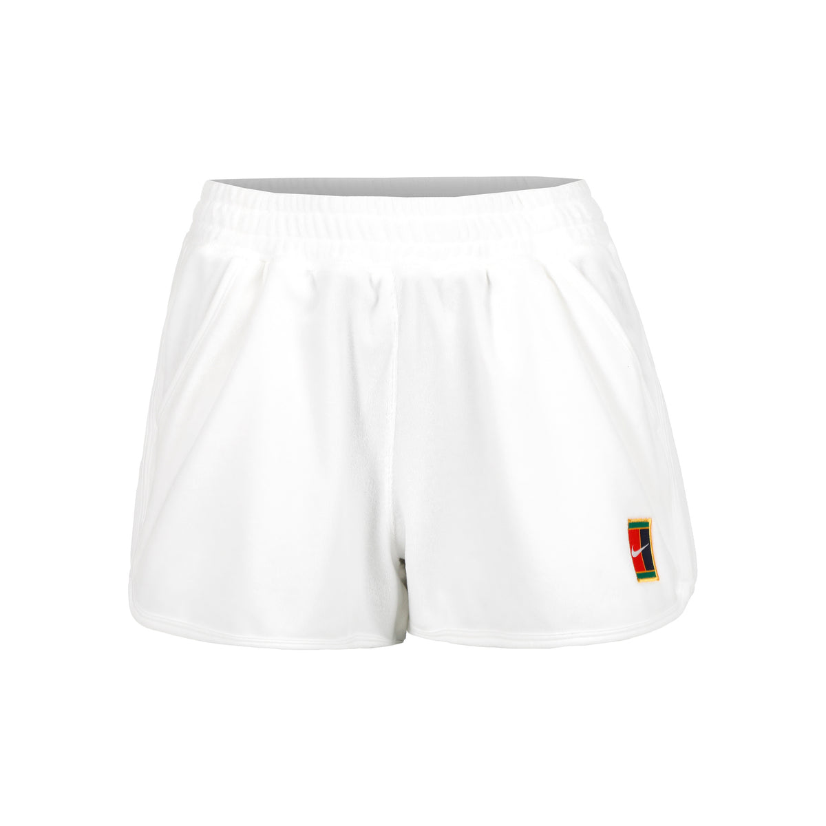 Nike Court Heritage Fleece MR Shorts Damen - weiß,