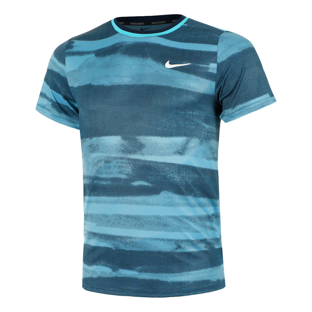 Nike Dri-Fit Advantage Print T-Shirt Herren - türkis,