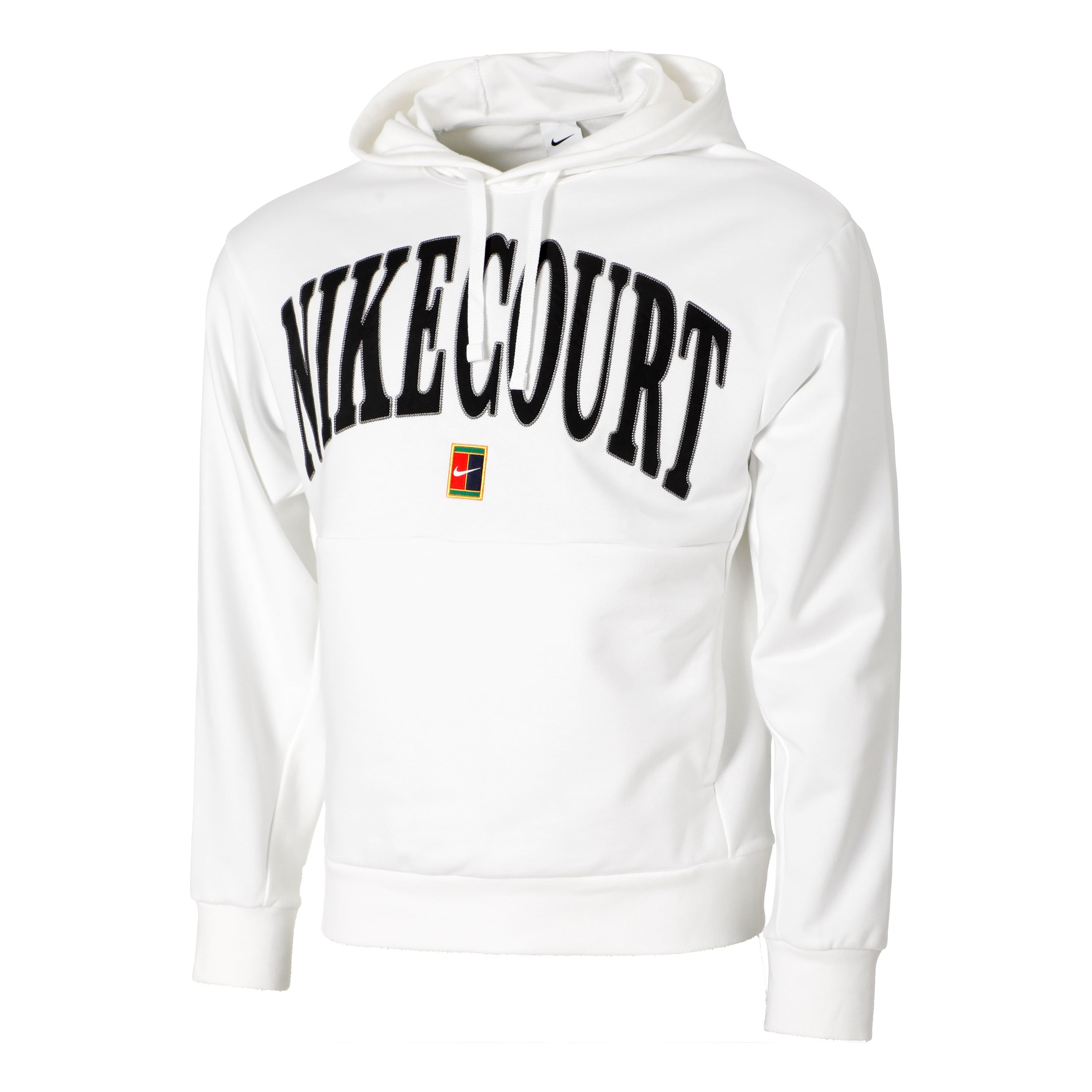 Nike Dri-Fit Fleece Heritage Hoody Herren-Weiß,Schwarz