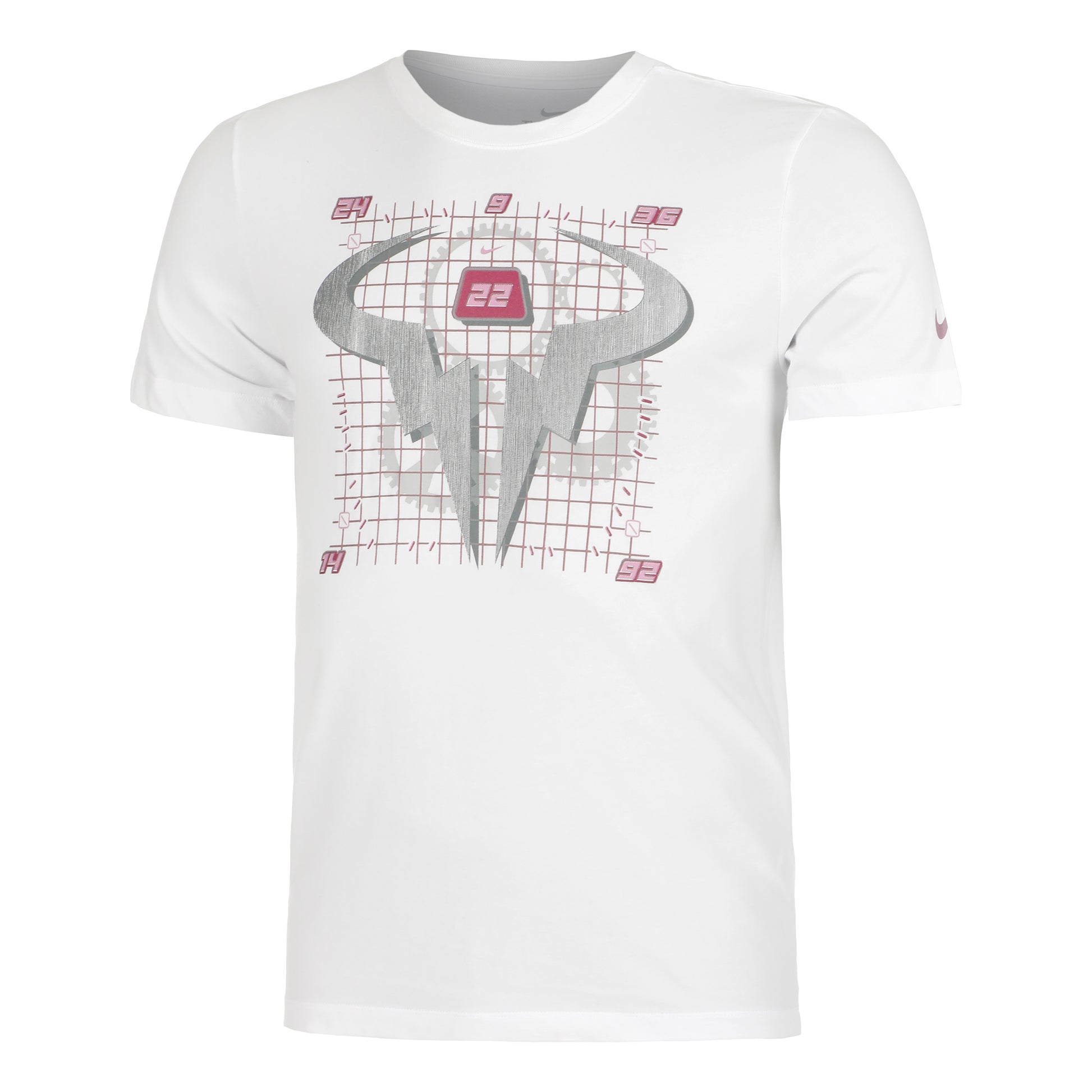 Nike Dri-Fit Rafa OC T-Shirt Men - white, multicoloured