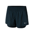 Dri-Fit One Mid Rise 2in1 3in Shorts Damen - dunkelblau, petrol