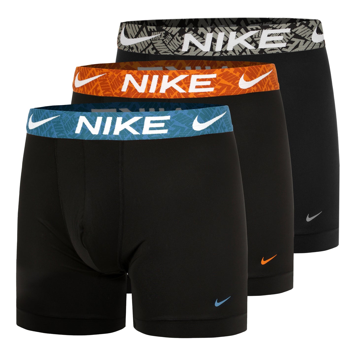 Nike Essential Micro Boxer shorts 3 Pack Men - black, orange