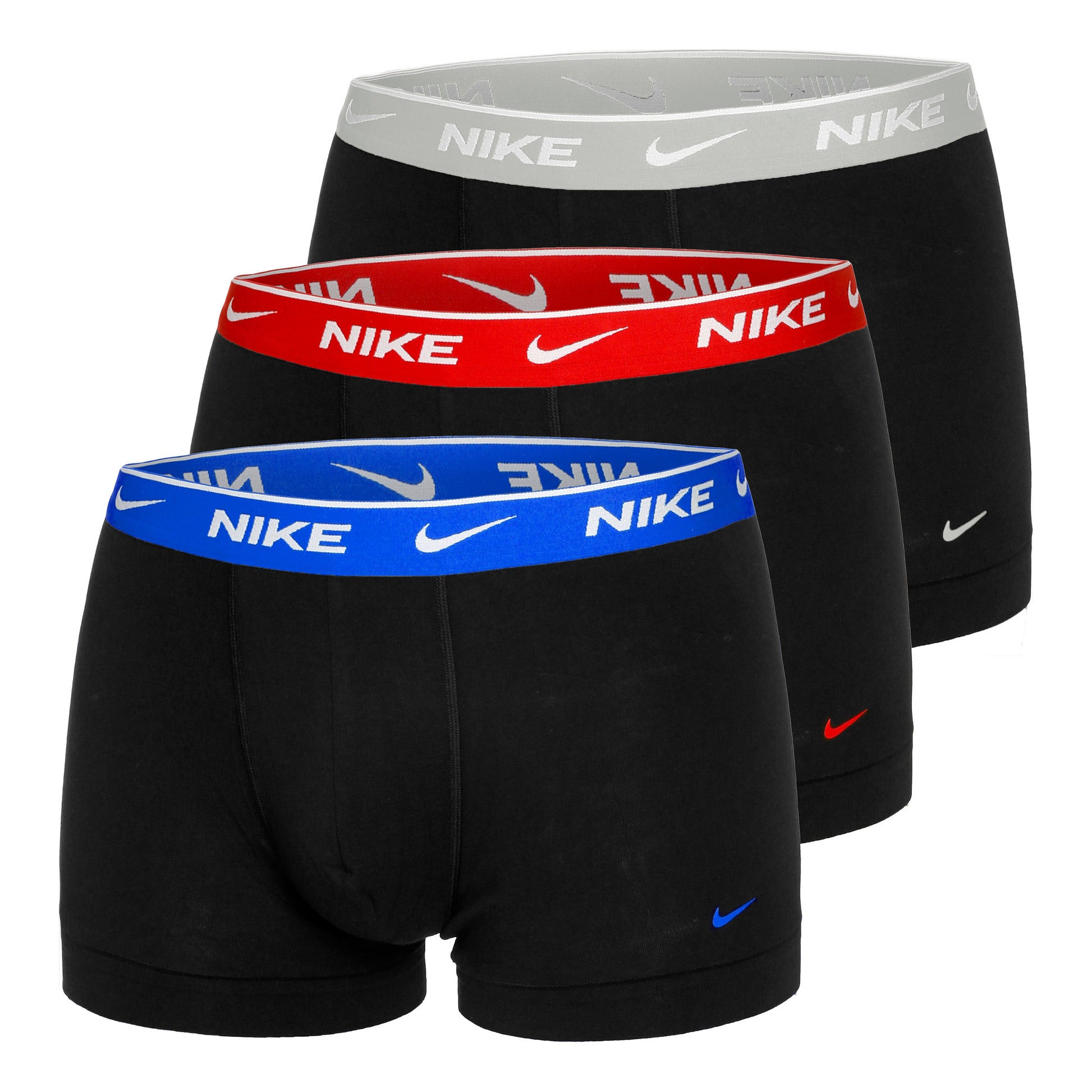 Nike Everyday Stretch Trunk Boxer shorts 3 Pack Men - multicoloured, black