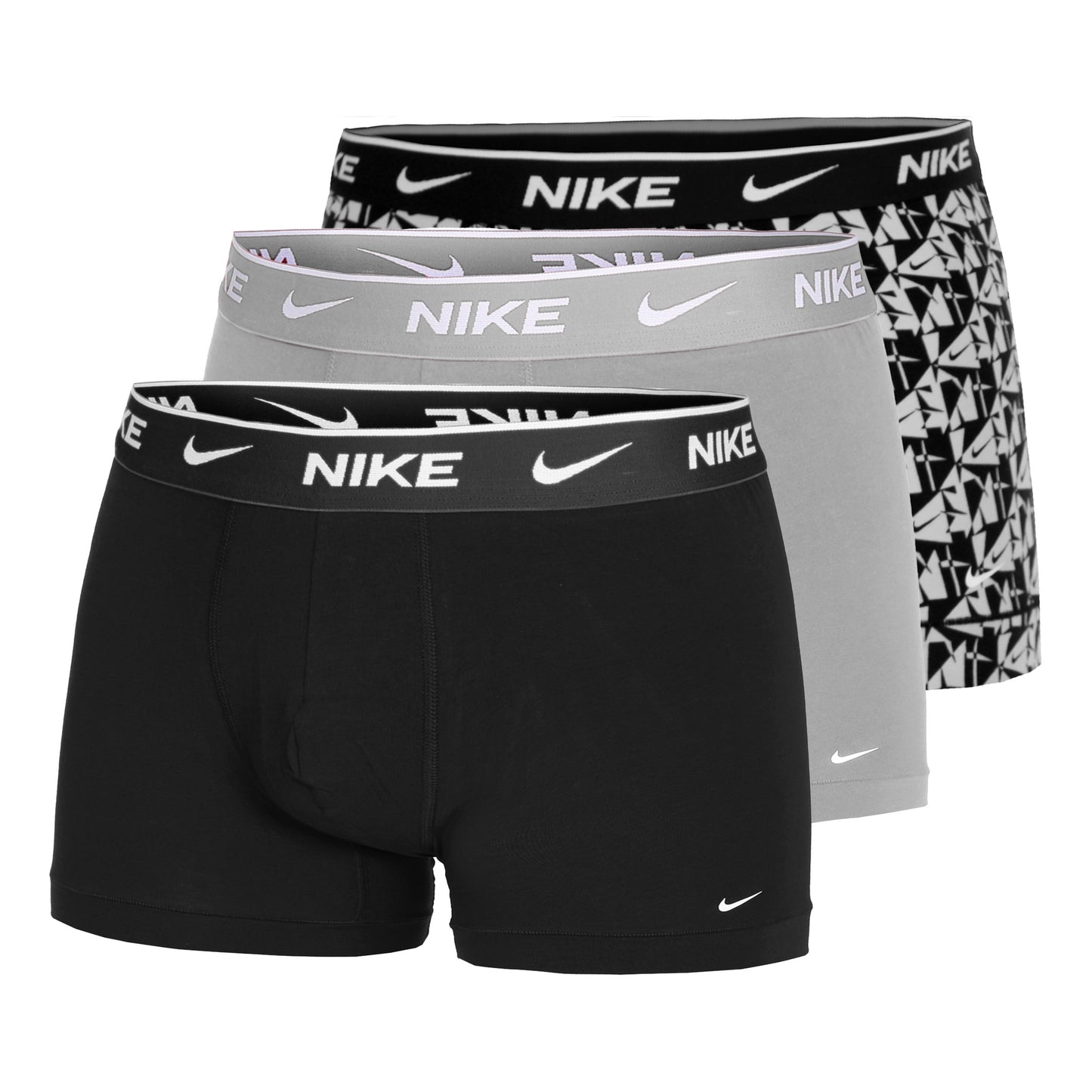 Nike Everyday Stretch Trunk Boxer shorts 3 Pack Men - multicoloured, lightgrey