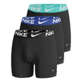 Essential Micro Boxer shorts 3 Pack Men - dark grey, turquoise