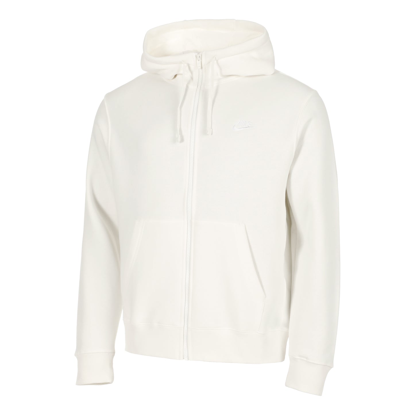 Nike Sportswear Club Full Zip Zip Hoodie Men - cream, white