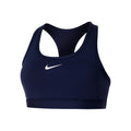 Swoosh Padded Sports Sport-BH Damen-Dunkelblau,Weiß