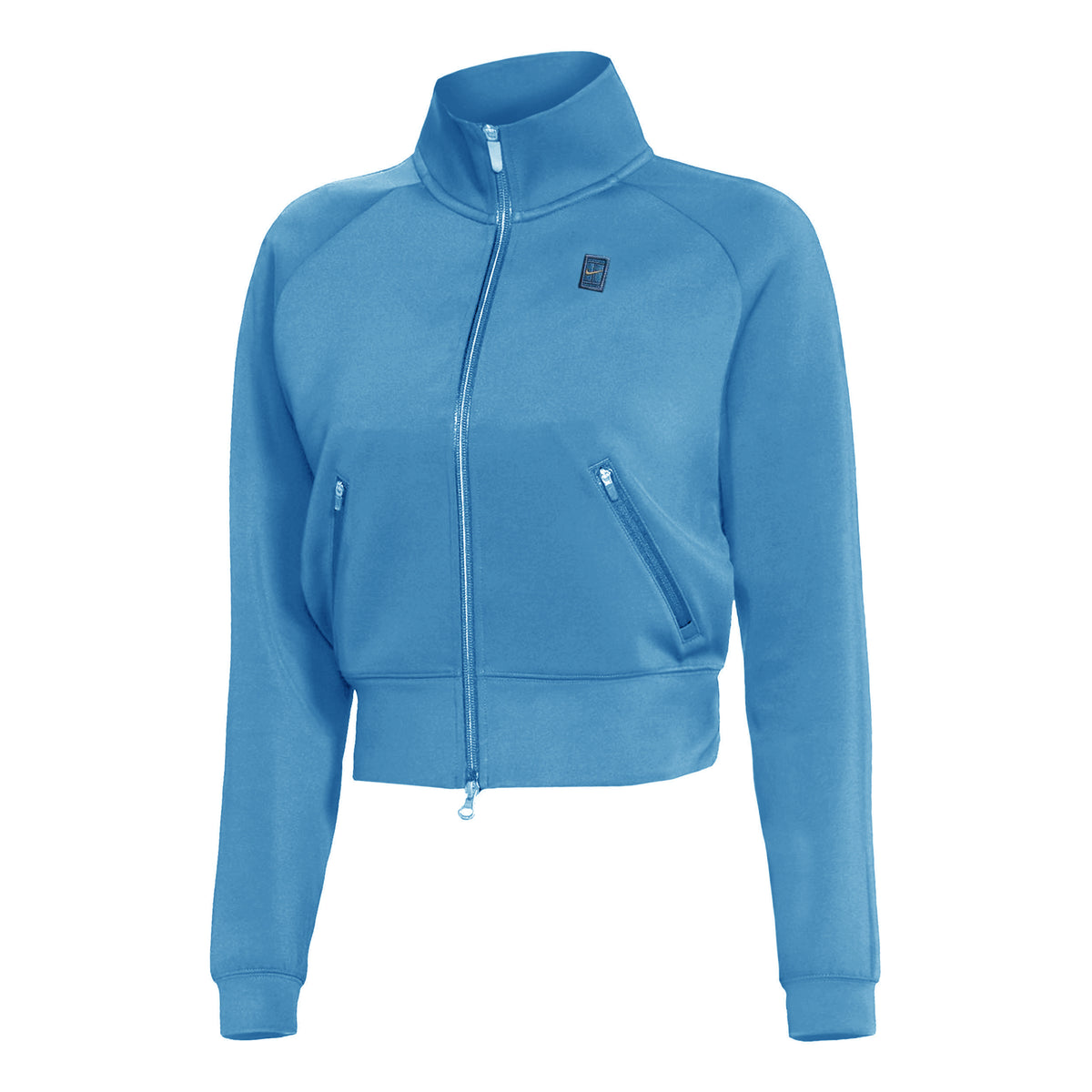 Nike Court Dri-Fit Heritage Trainingsjacke Damen-Hellblau