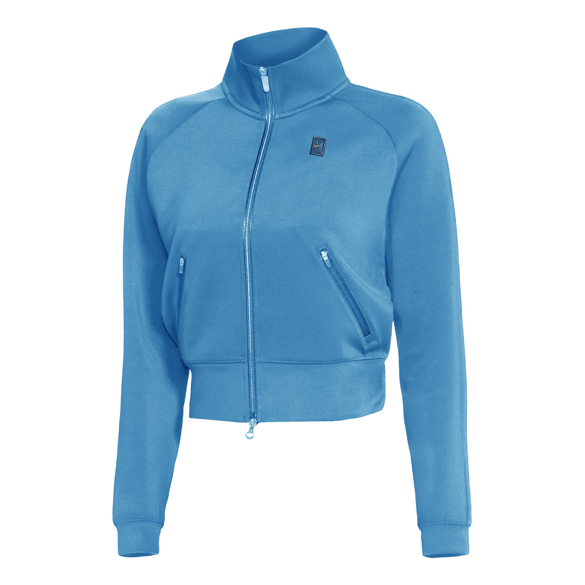 Nike Court Dri-Fit Heritage Trainingsjacke Damen-Hellblau