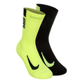 Multiplier Crew Sportsocken-Neongelb,Schwarz