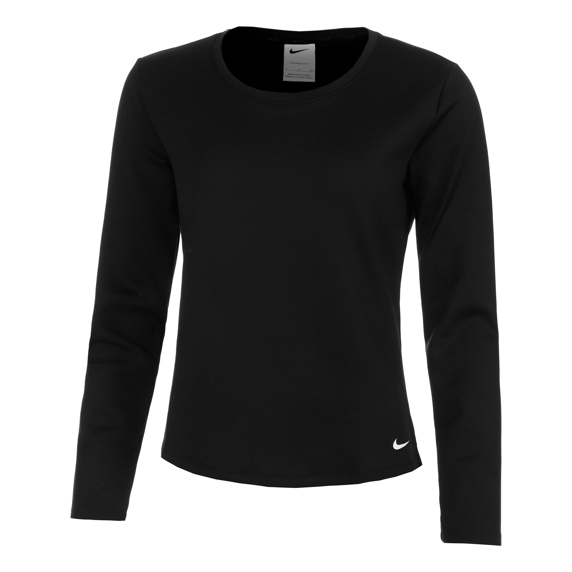 Nike Therma-Fit One Laufshirt Damen-Schwarz