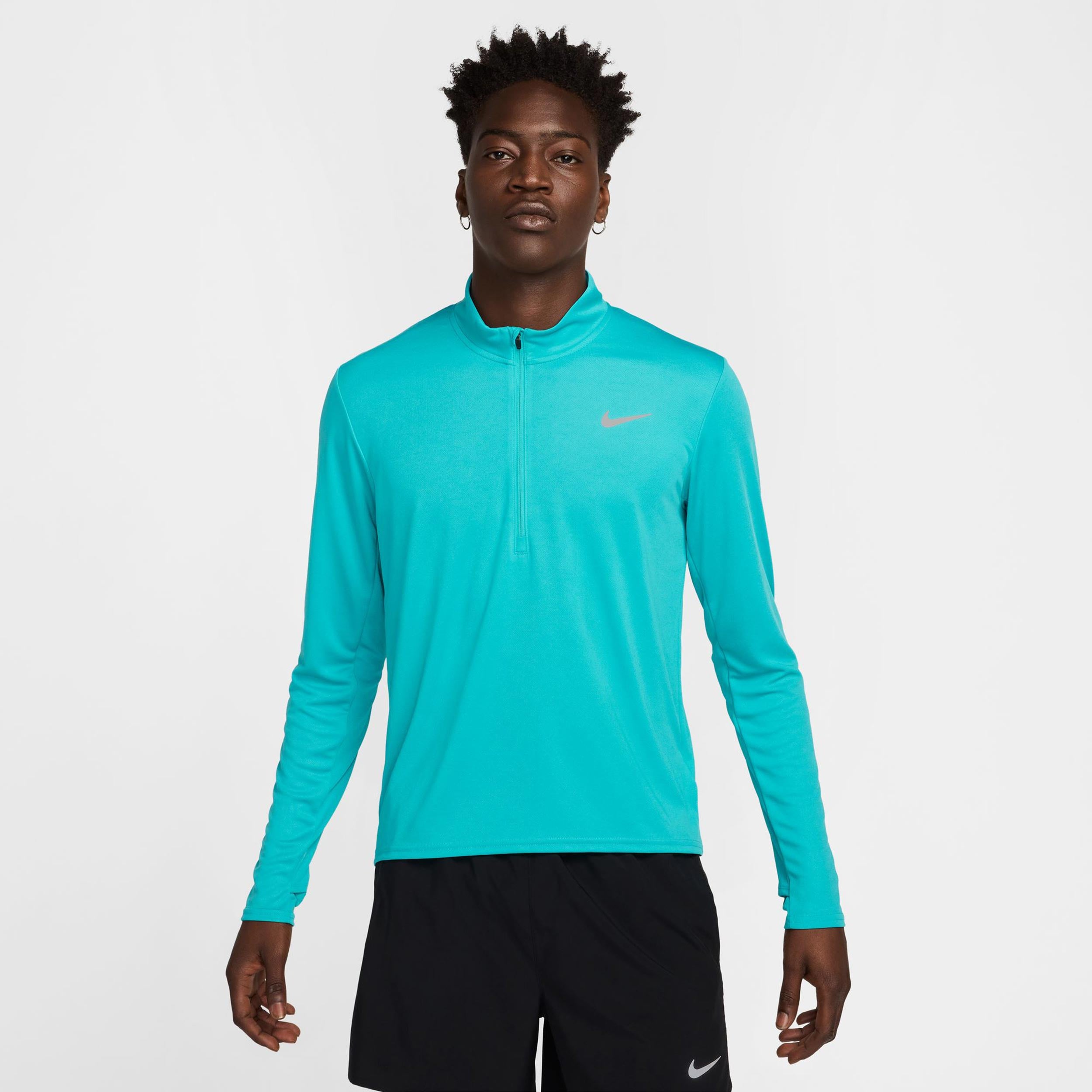 Nike Pacer Half-Zip Running shirt Men - turquoise