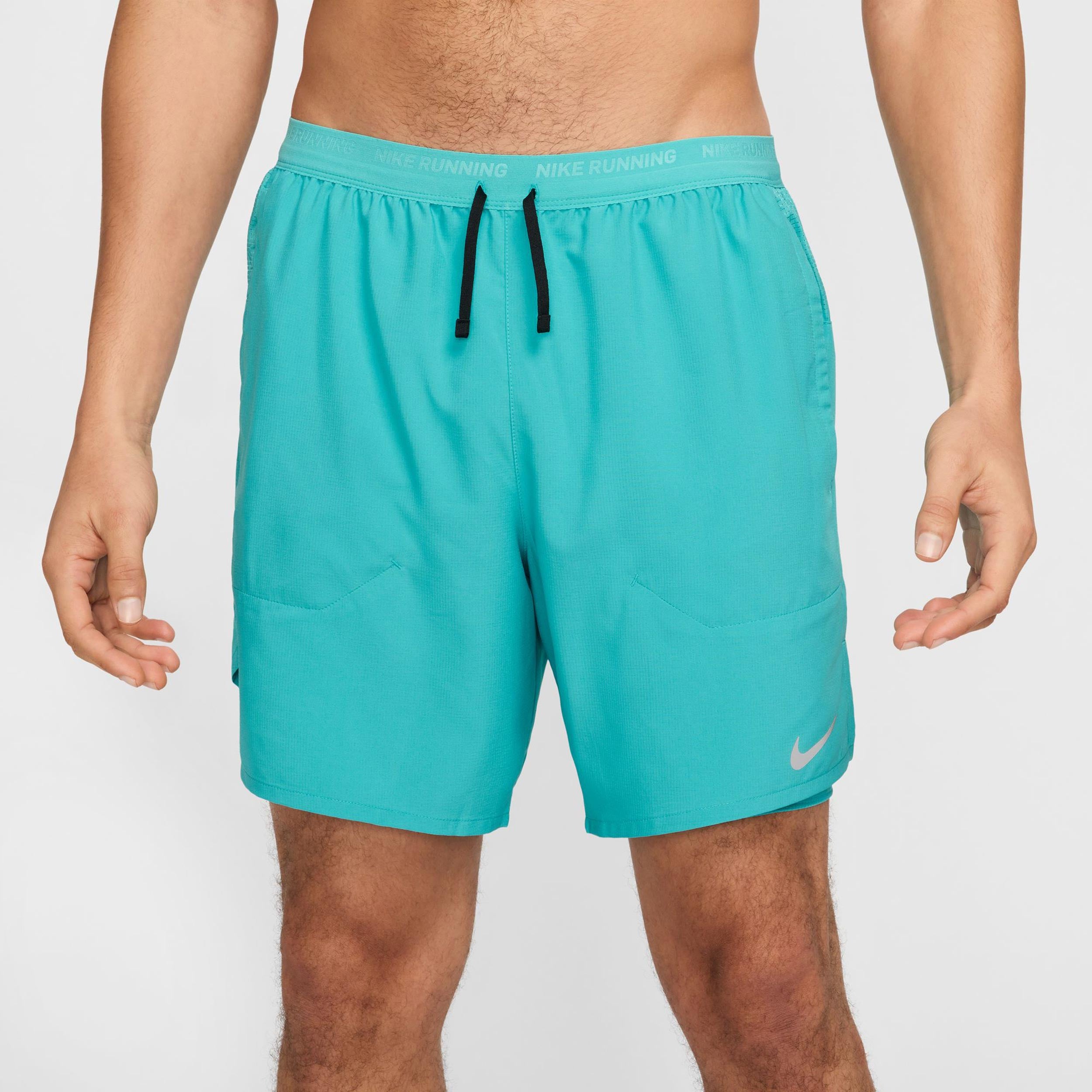 Nike Stride 2in1 7in Running Shorts Men-Turquoise