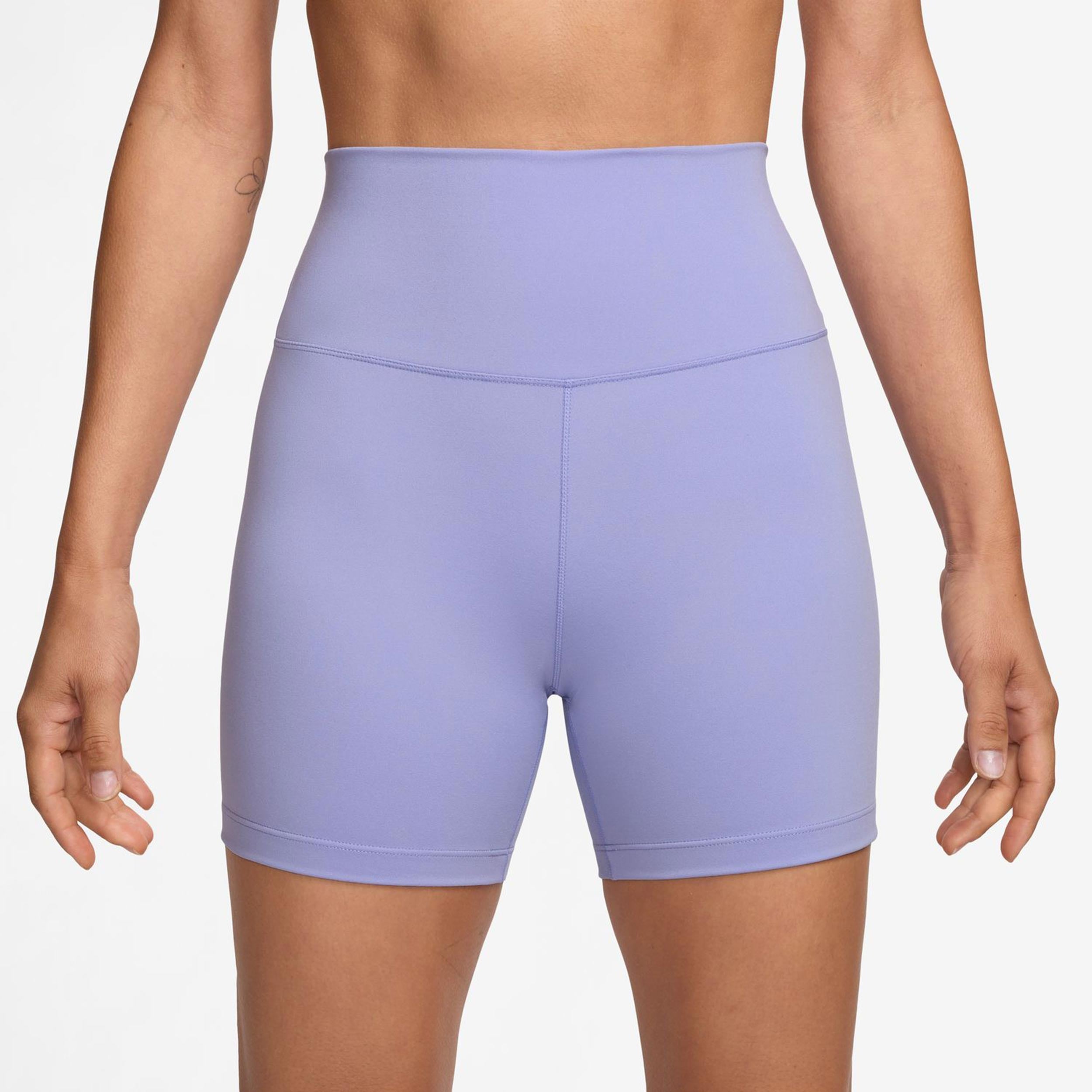 Nike Dri-Fit One High-Waisted 5in Biker Shorts - flieder, schwarz