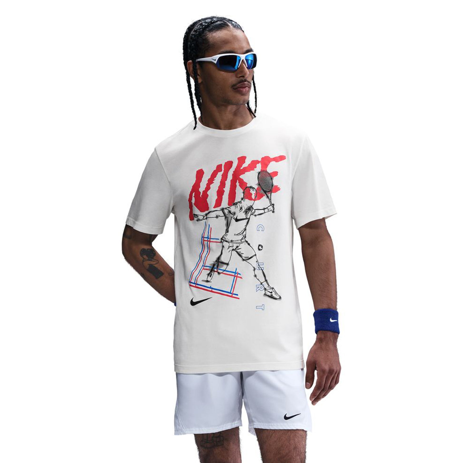 Nike Court T-Shirt Men-White