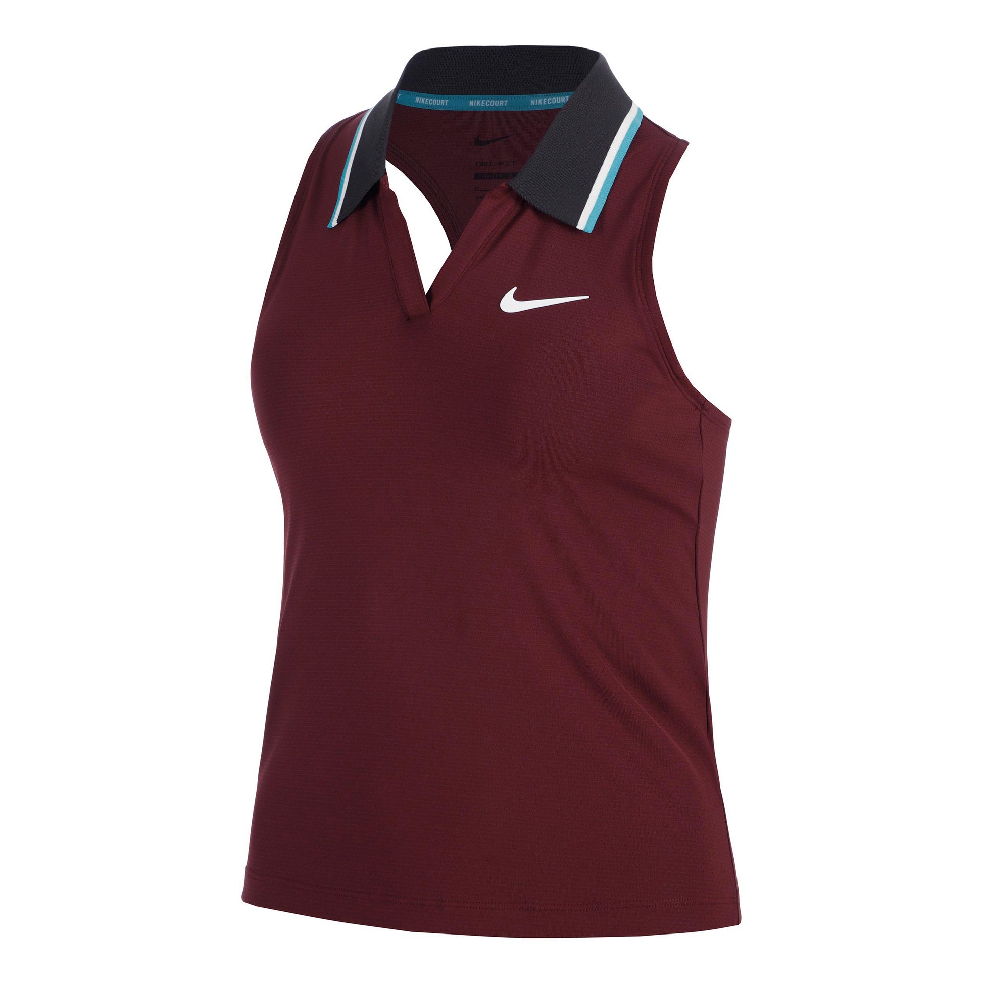 Nike Court Dri-FIT Slam Tank-Top Damen-Dunkelrot