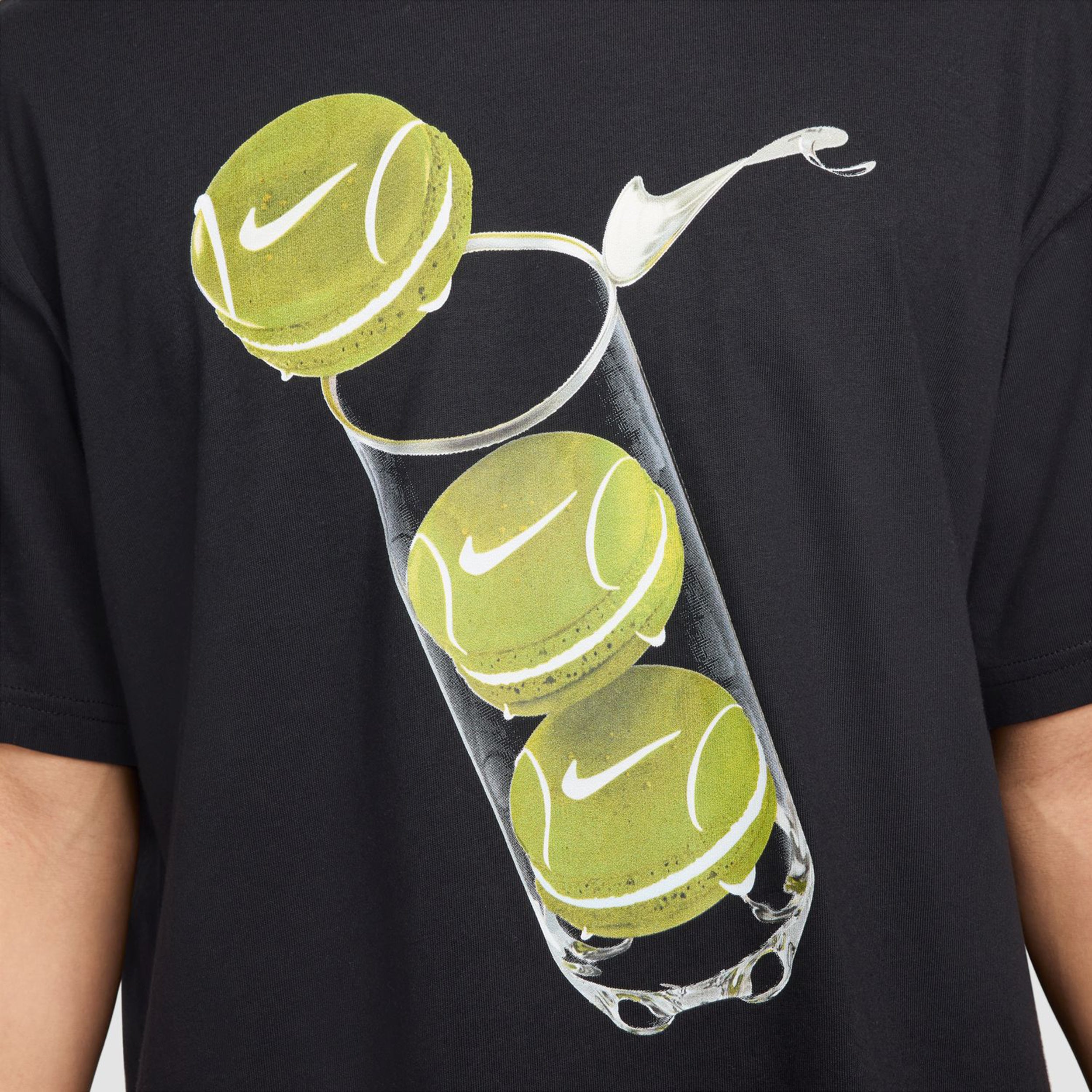 Court M90 French Open T-Shirt Men - black, | Tennis-Point