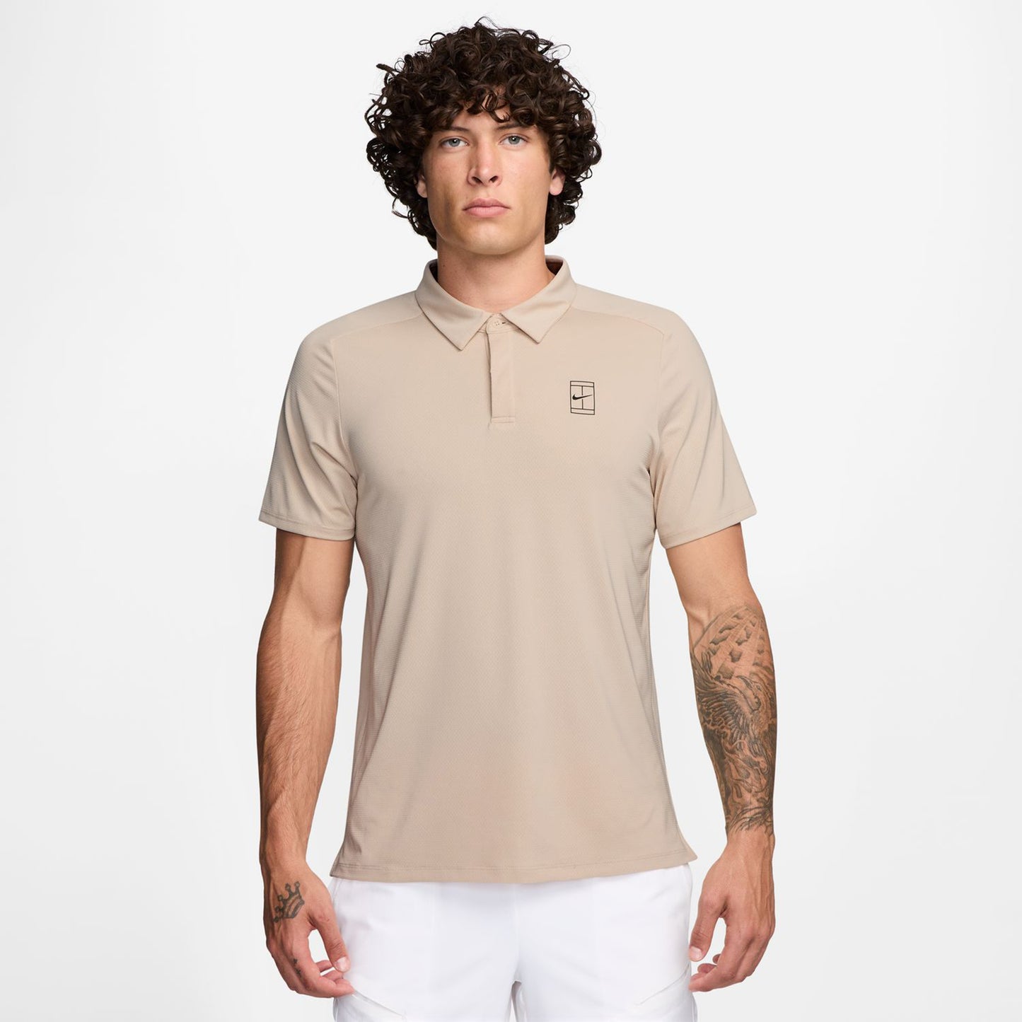 Nike Court Dri-FIT Advantage Polo Men-Beige