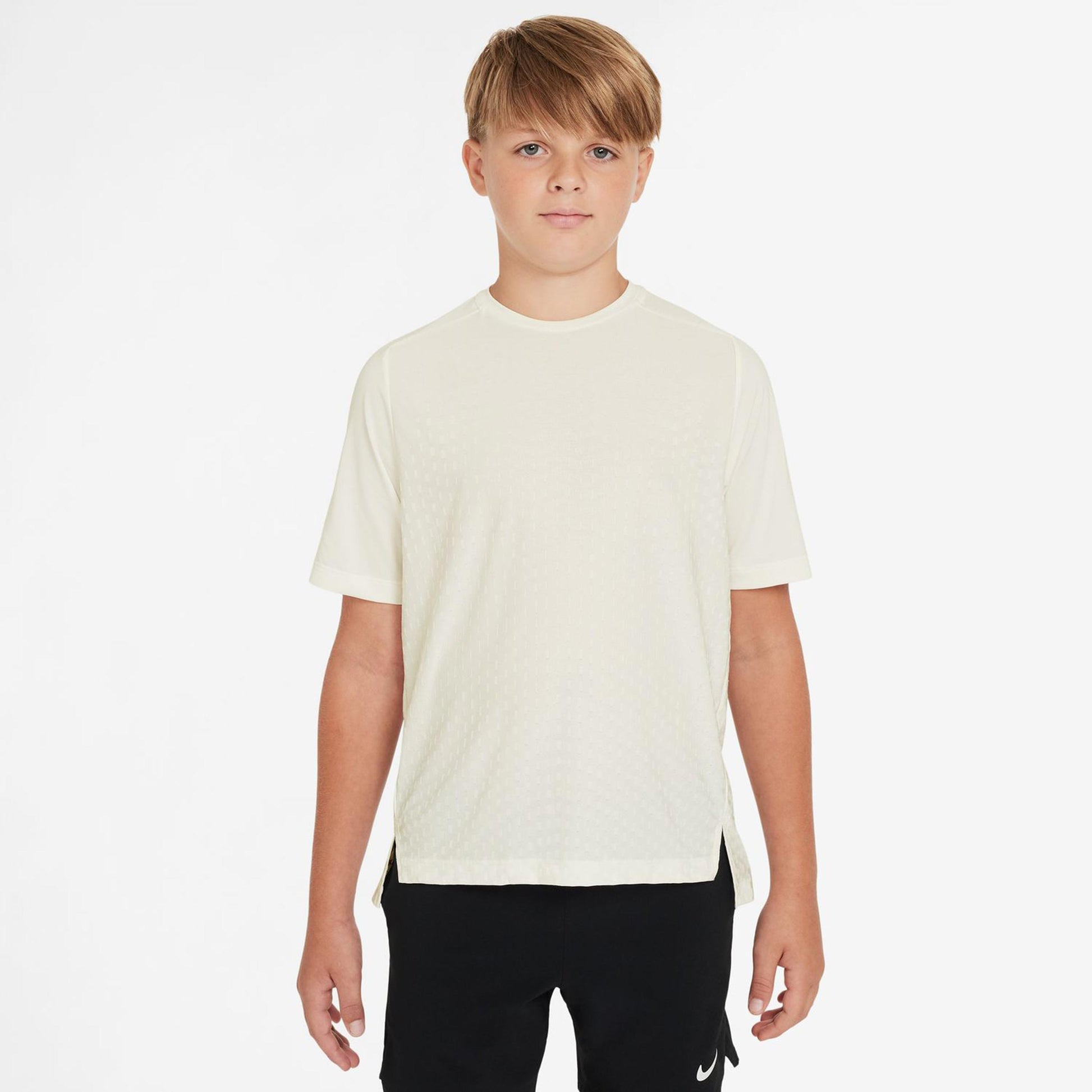 Nike Dri-Fit Advantage Multi T-Shirt Kinder-Creme