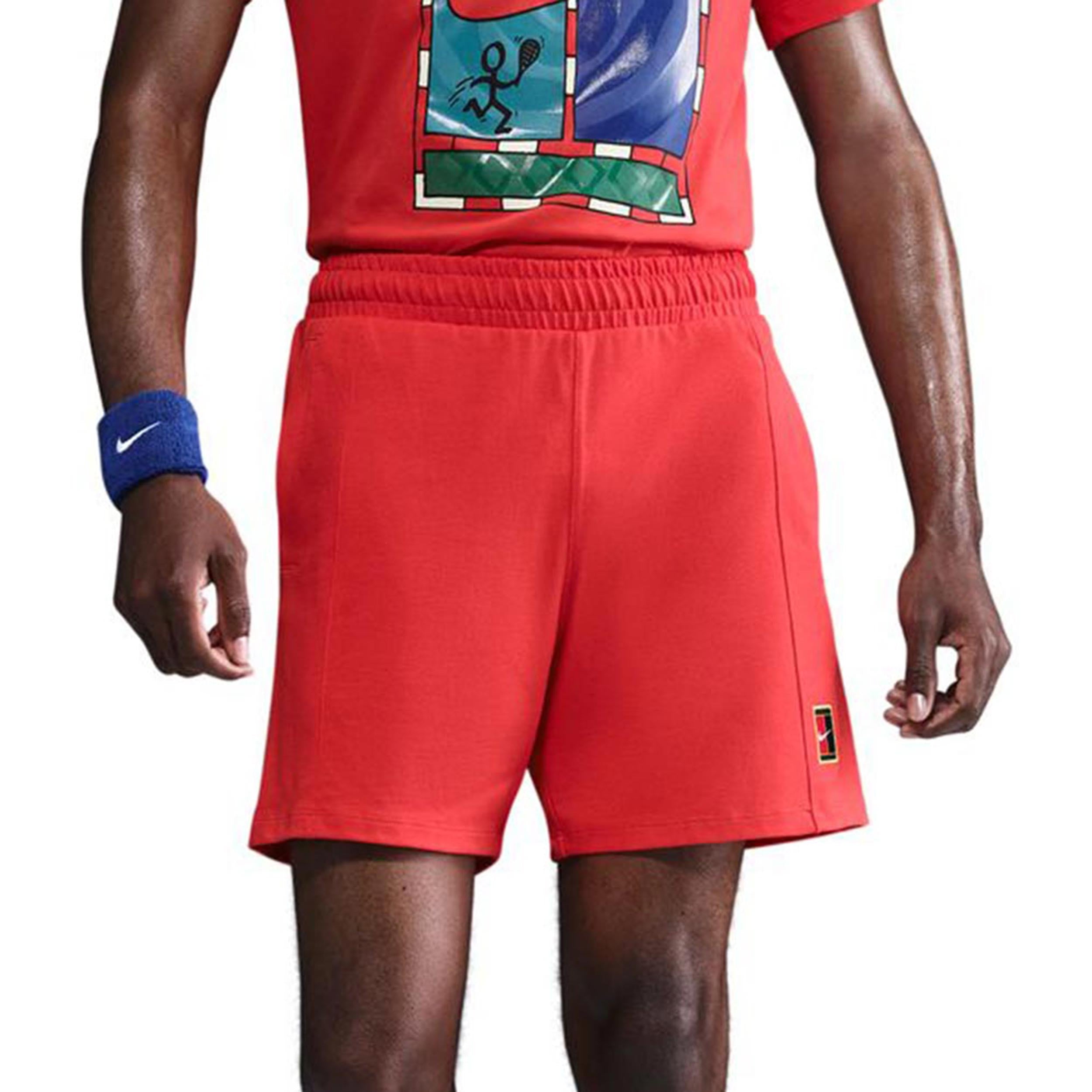 Nike Court Dri-FIT Heritage Shorts Men-Red