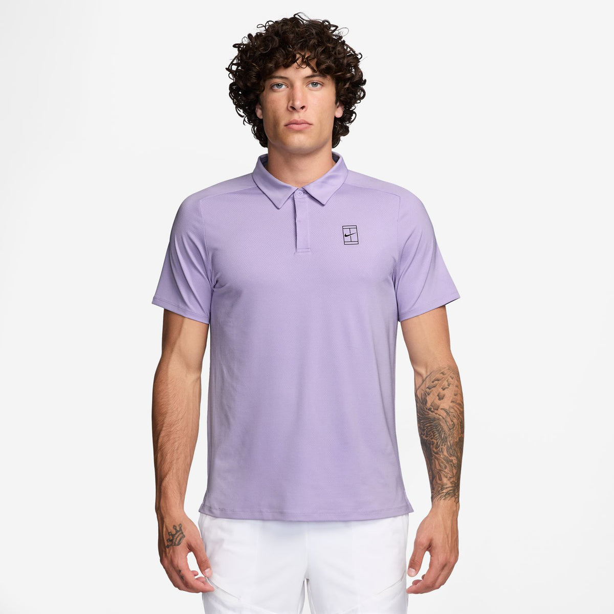Nike Court Dri-FIT Advantage Polo Men-Lilac,Black