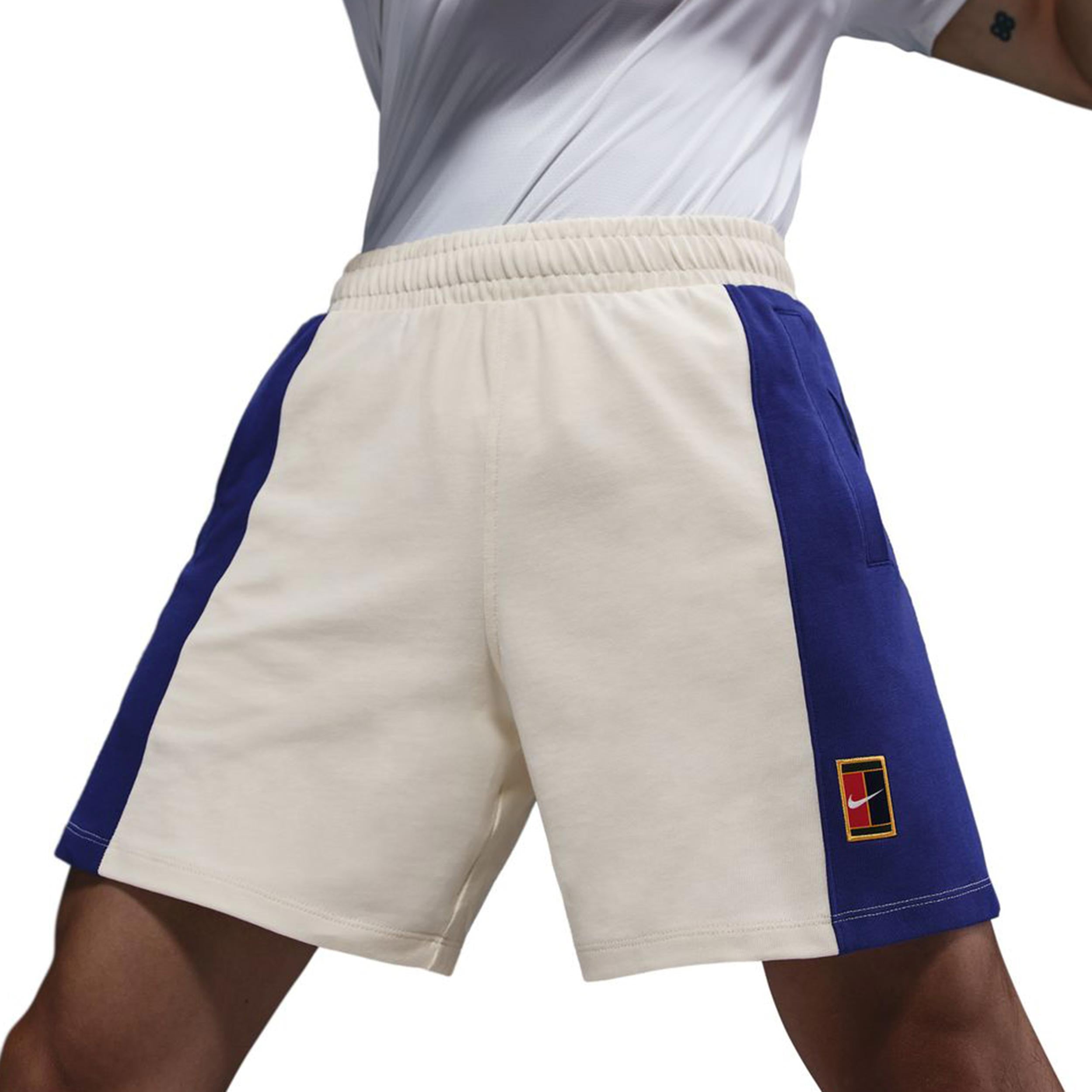 Nike Court Dri-FIT Heritage Shorts Men-Cream,Blue